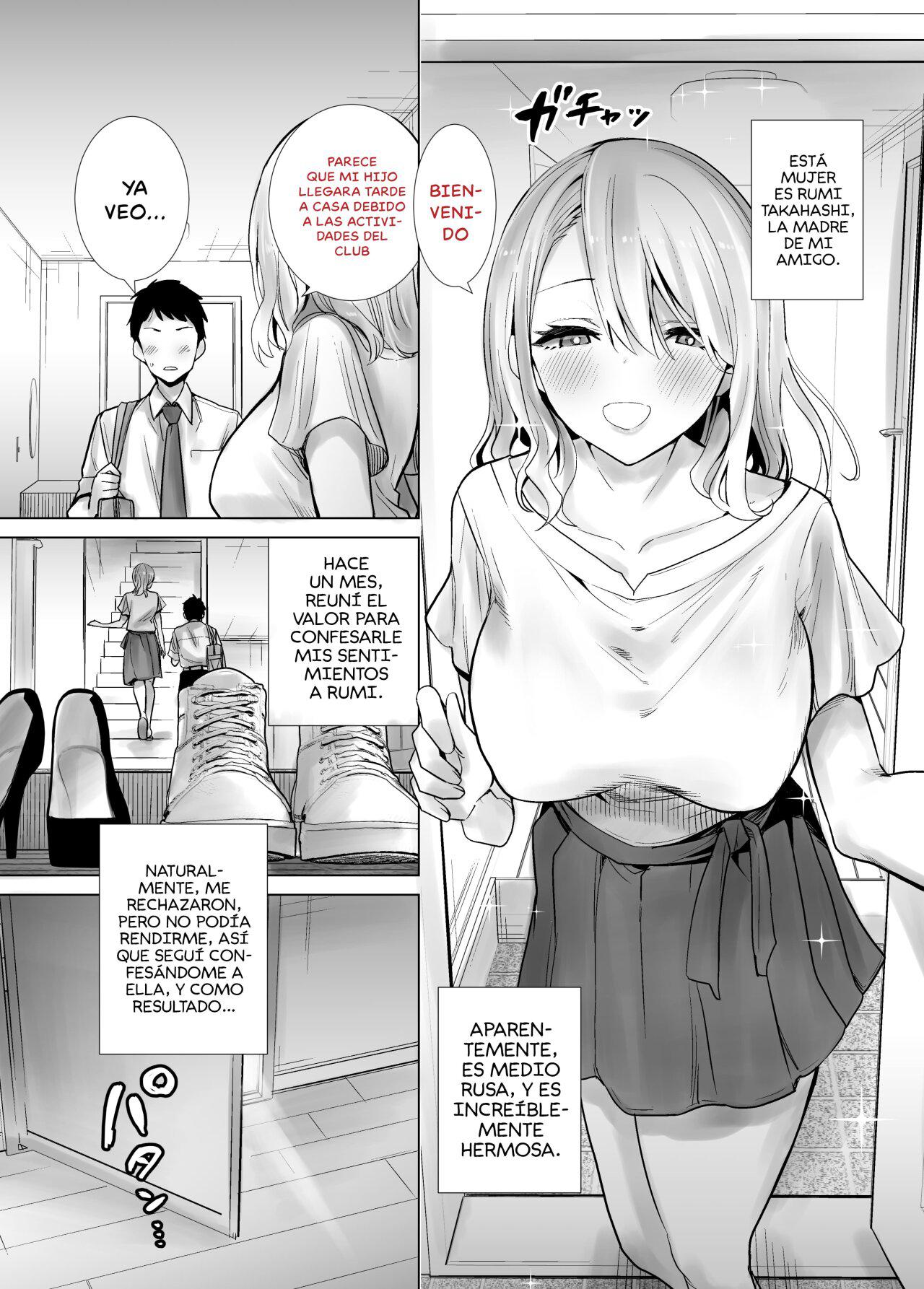 Tomodachi no Mama ga Boku no Dekachin de Ikimakutta (1) Hanashi | La madre de mi amigo se corre por mi gran polla - Page 3