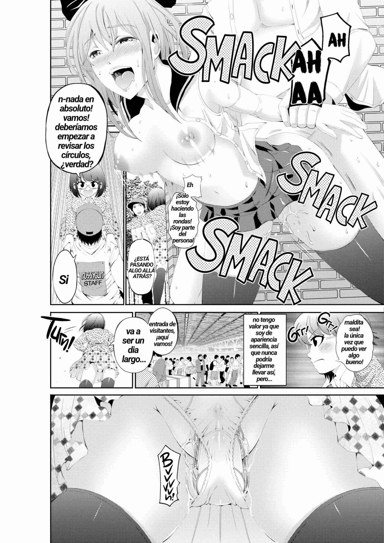 ManCli Manko to Cli o Ijirareru no ga Daisuki na Fujoshi nano de Doujin Event no Nikubenki ni Natte mita - Page 3