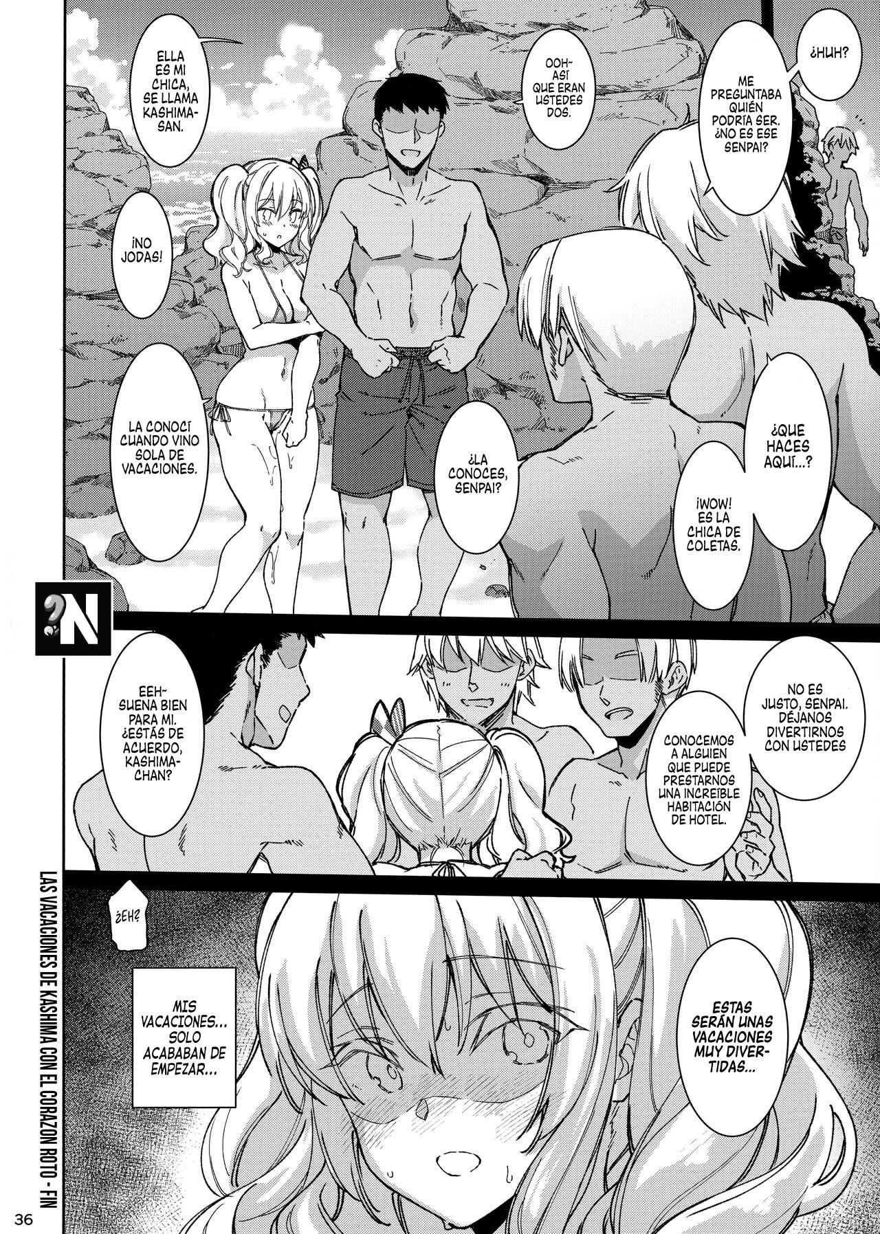 SHITSUREN KASHIMA NO NATSUYASUMI | Las Vacaciones de Verano de Kashima con el Corazón Roto - Page 37