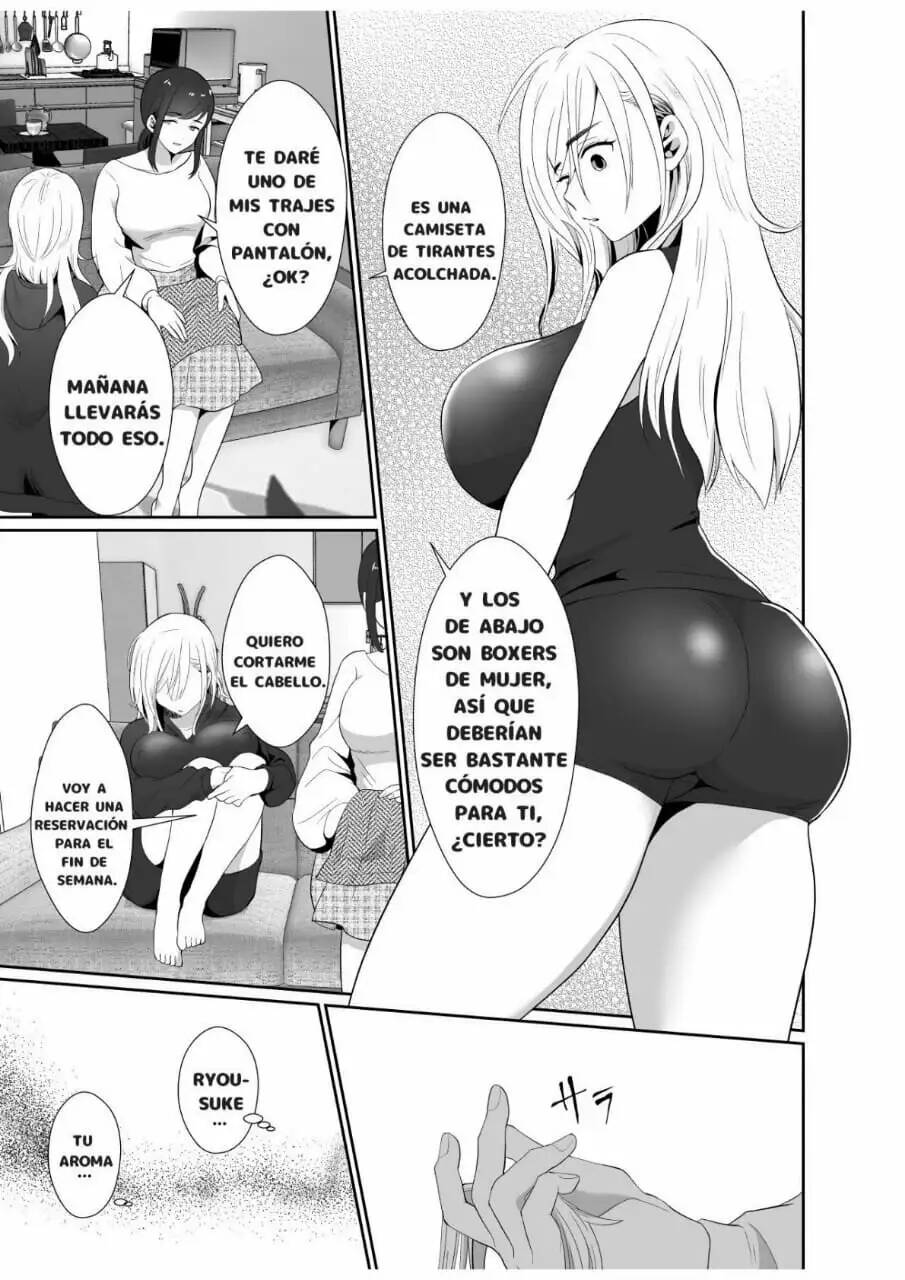 Uwakisyou no Otto ni Seitenkan Kusuri o Nomase Tsuzuketa Kekka | Los resultados de hacer que mi marido infiel beba continuamente una droga que modifica el género - Page 38