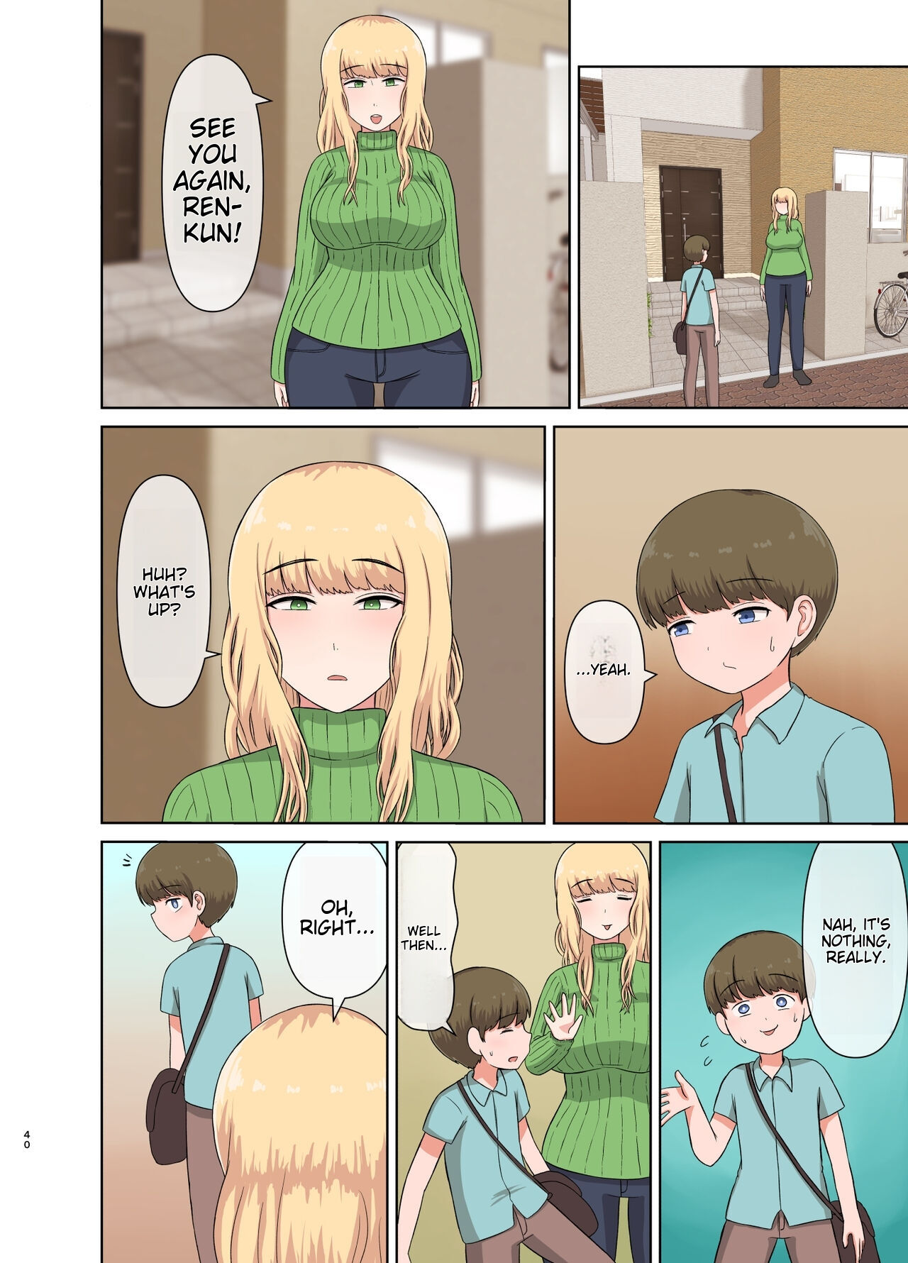 Kinpatsu Oba-san no Suiminkan | Blonde Aunt’s Sleep Rape - Page 39