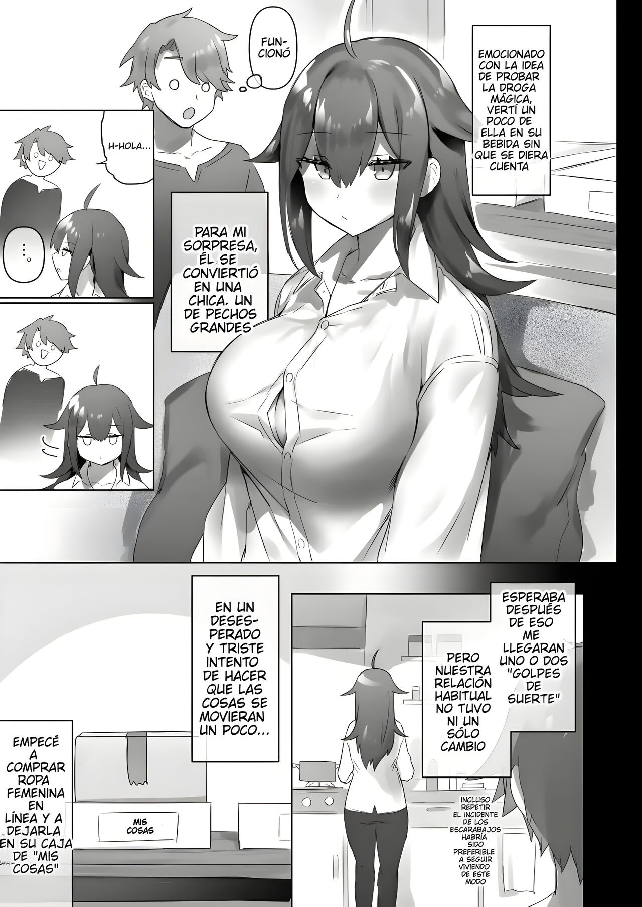 Jotaika shita Mama Machigaete Danshi Toile ni Haittara Hentai ni Tsukamatte Sex-chuu ni Hounyou suru no ga Suki ni Naru TS-ko no | Chico convertido en chica que entra por error en un baño de hombres termina violado - Page 4