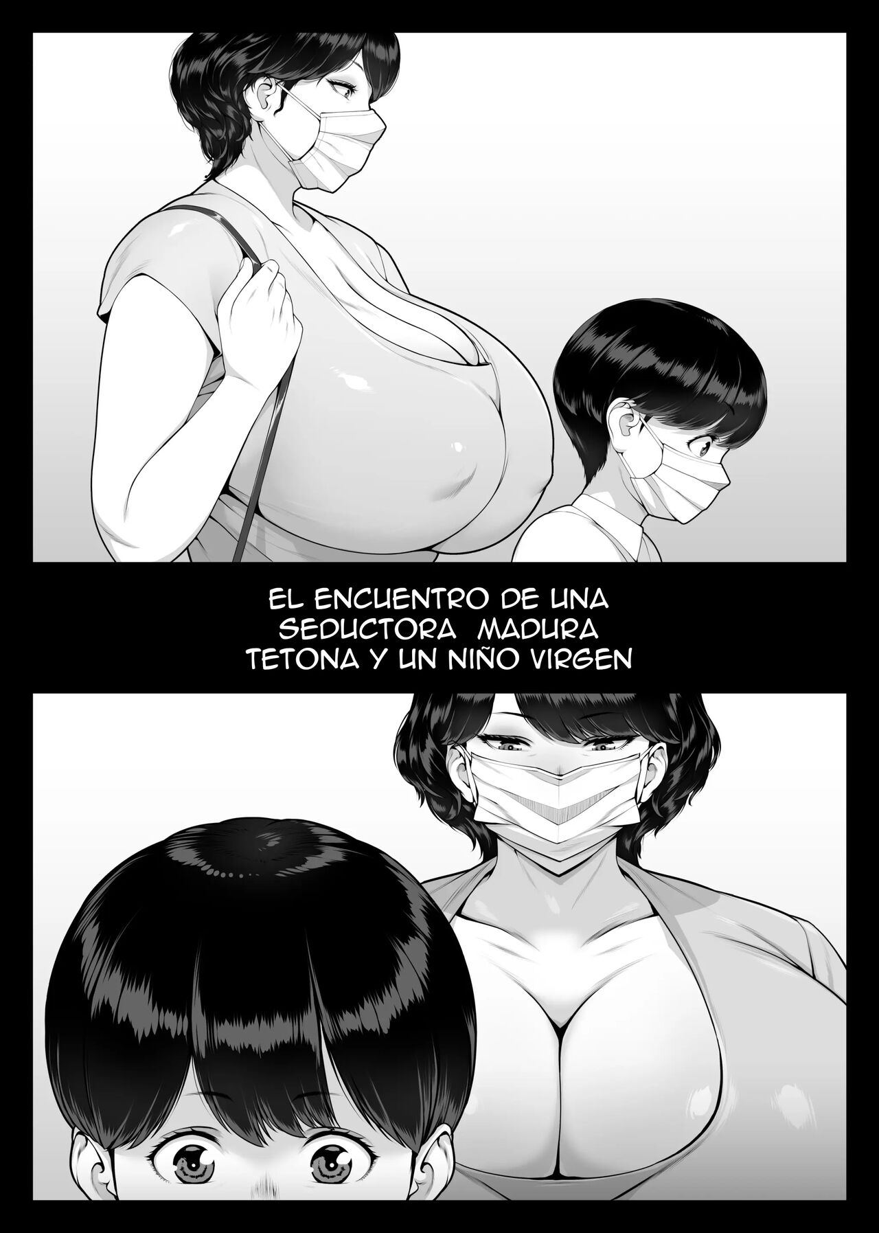 Chijo Monogatari Bakunyuu Chijukujo to Doutei-kun | El encuentro de una seductora madura tetona y un niño virgen - Page 5
