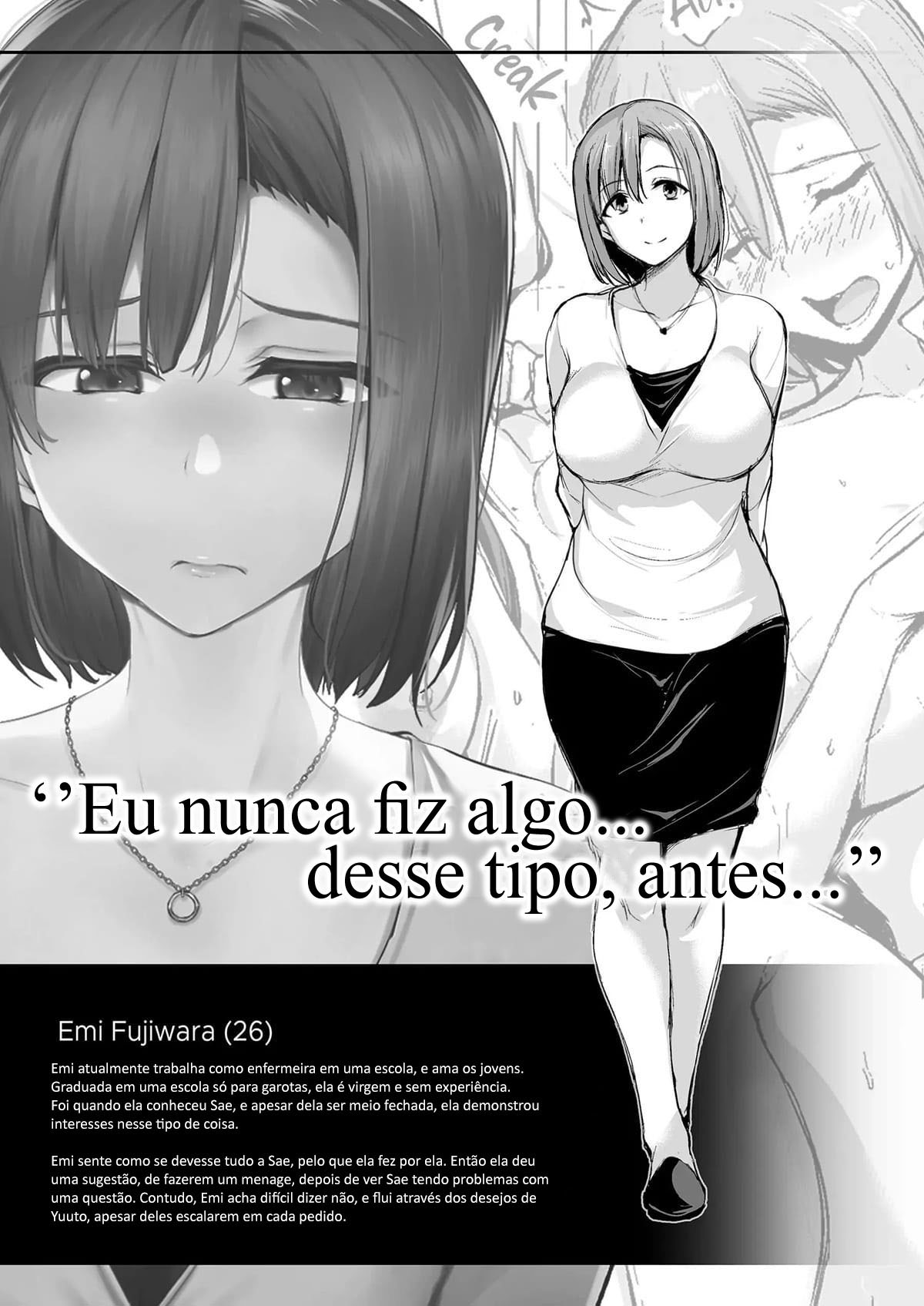 Eu não consigo ficar duro sem dois pares de seios, então minha esposa chamou uma amiga! - Page 58