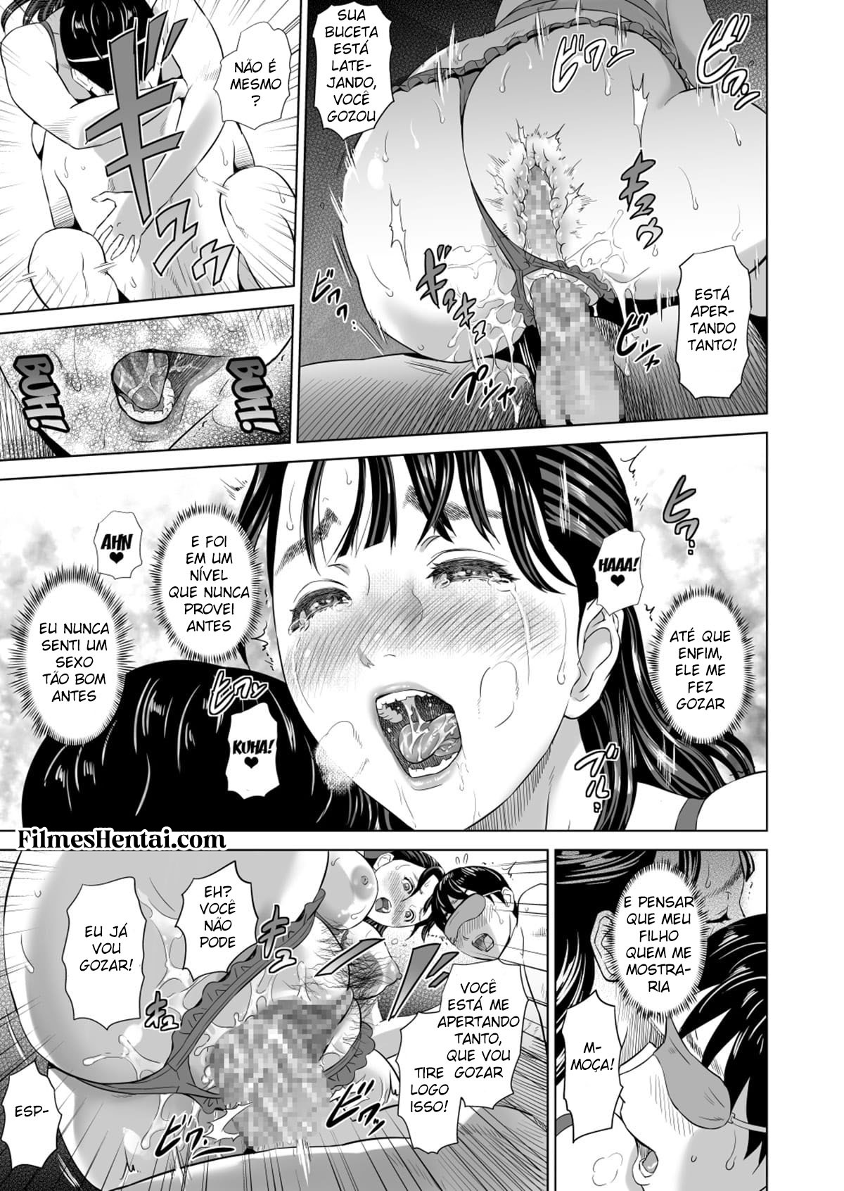 Sedução Da Vizinhança ~ Versão da Mãe ~ Parte 1 - Page 60
