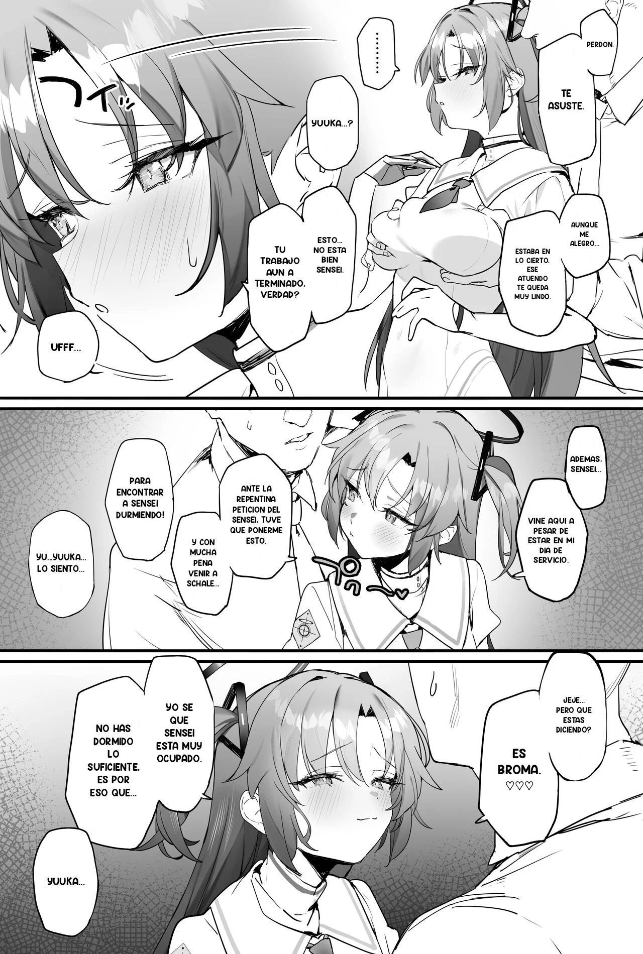 Yuuka-chan to Ichaicha Suru Hon | Un libro sobre coquetear con Yuuka-chan - Page 6