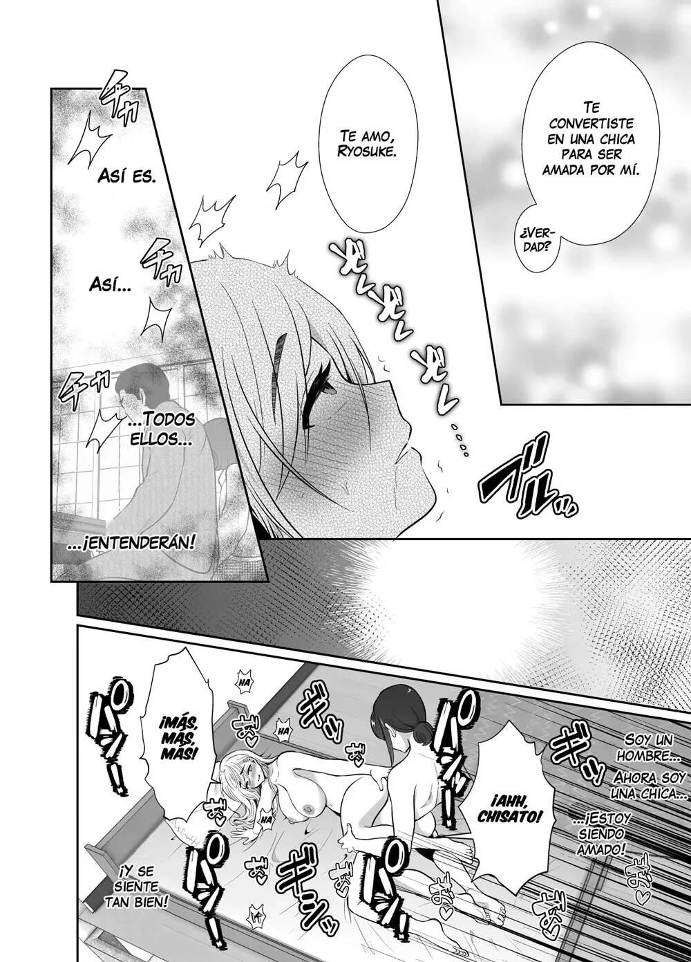 Uwakisyou no Otto ni Seitenkan Kusuri o Nomase Tsuzuketa Kekka 2 | Los resultados de hacer que mi marido adúltero beba continuamente una droga que modifica el género 2 - Page 80