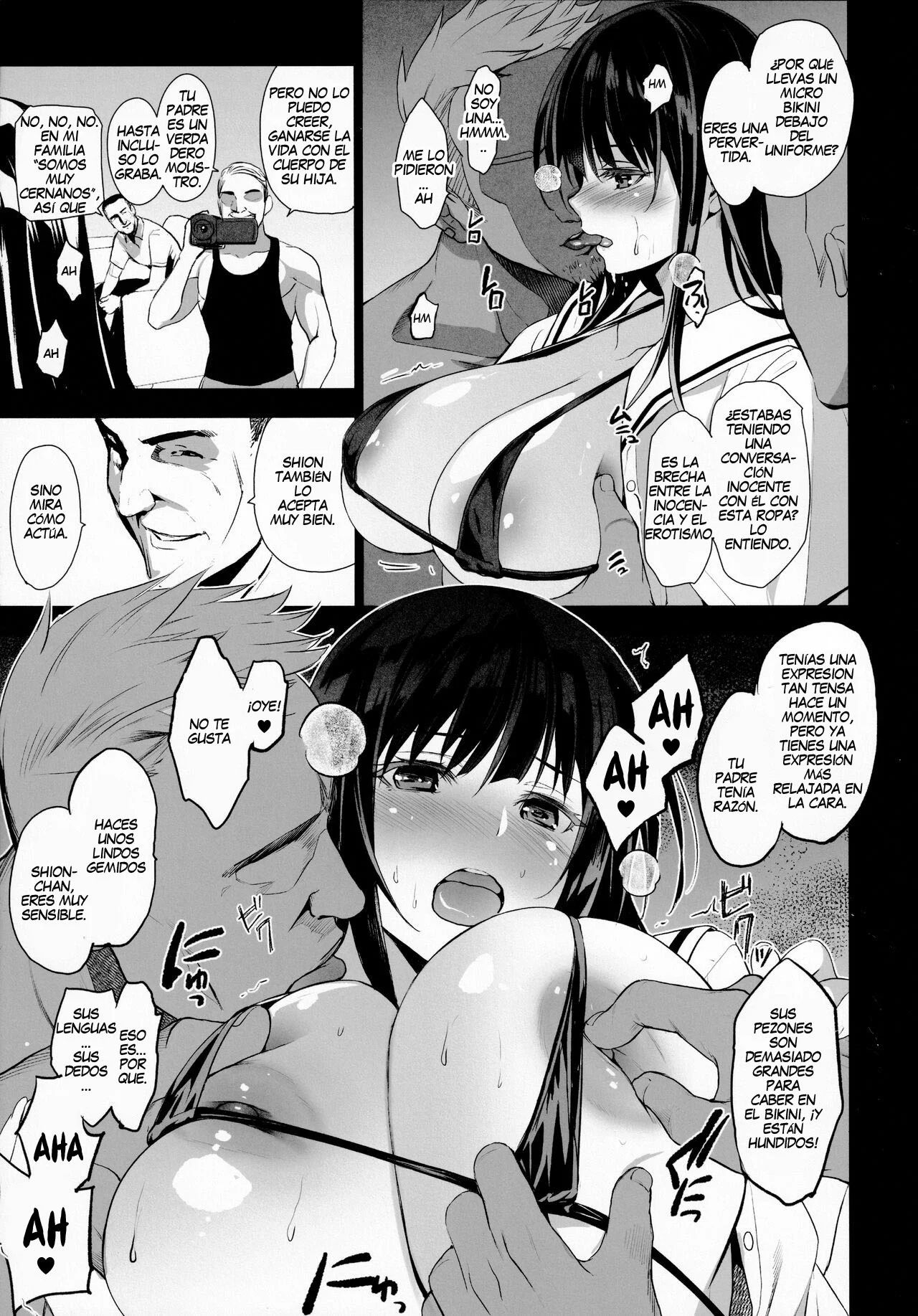 Otonari no Nie Ni (2) – Chichi ni Enko o Shiirareru Osananajimi - Page 9