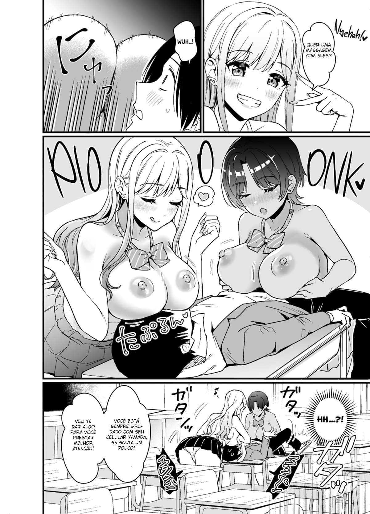 O Dia Em Que Gyarus Me Pediram Para Agarrar Os Peitos Delas Depois da Aula - Page 10