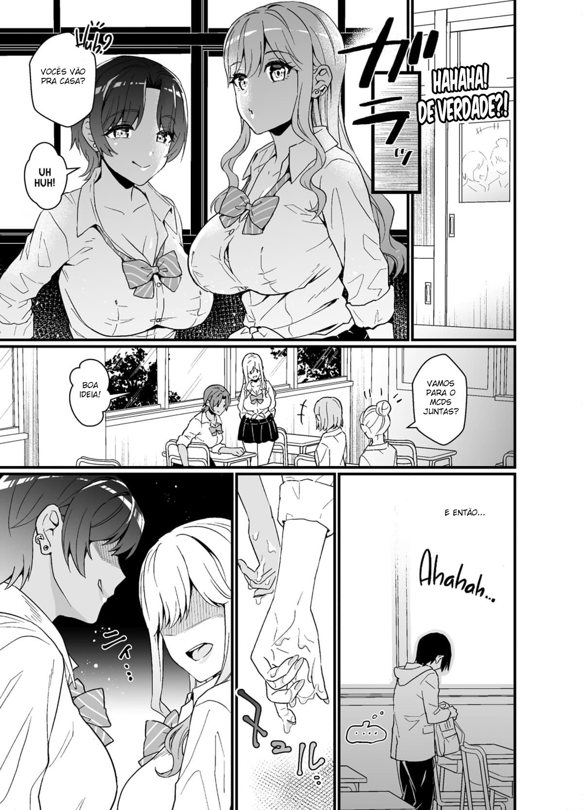 O Dia Em Que Gyarus Me Pediram Para Agarrar Os Peitos Delas Depois da Aula - Page 15