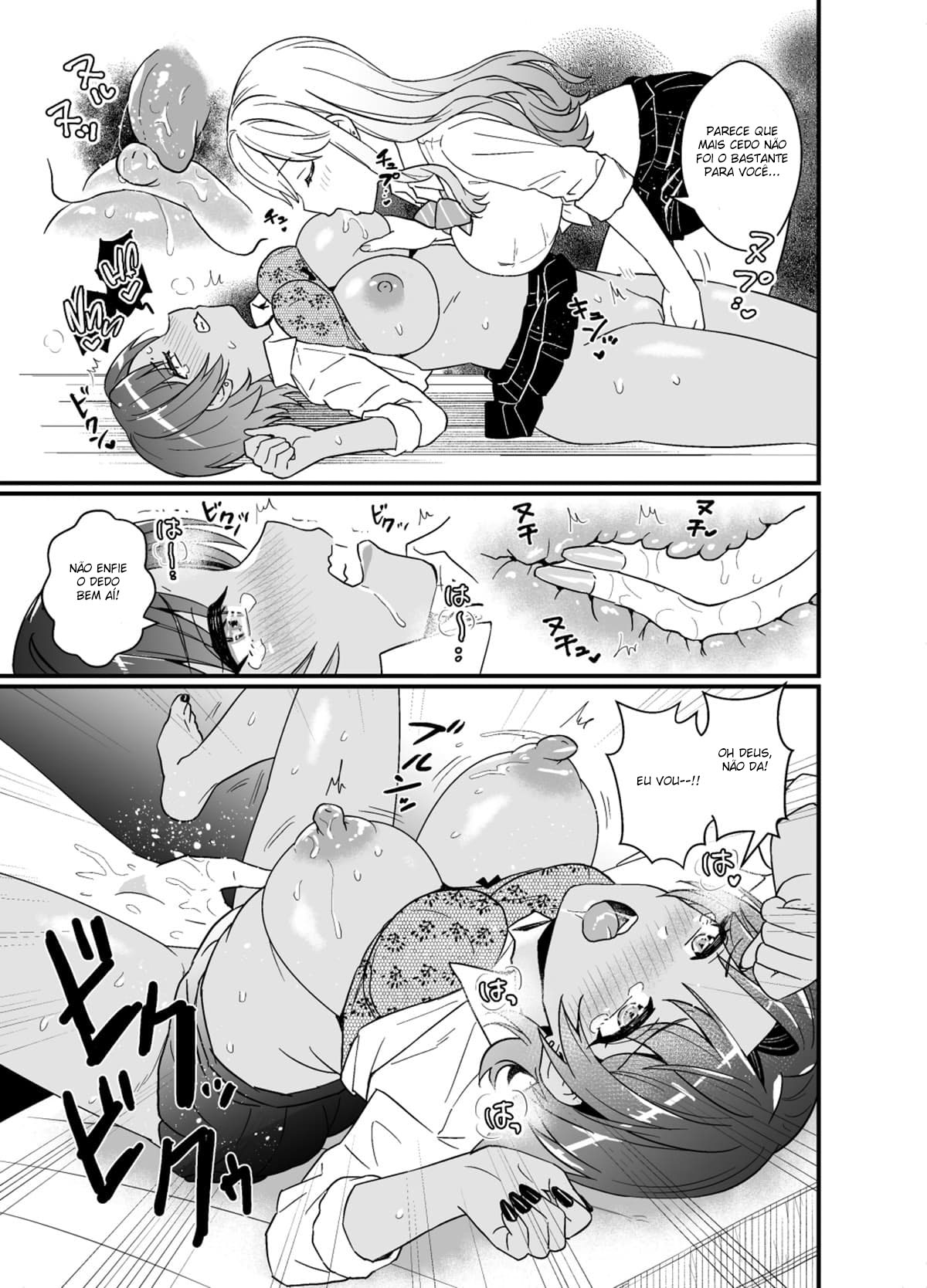 O Dia Em Que Gyarus Me Pediram Para Agarrar Os Peitos Delas Depois da Aula - Page 31