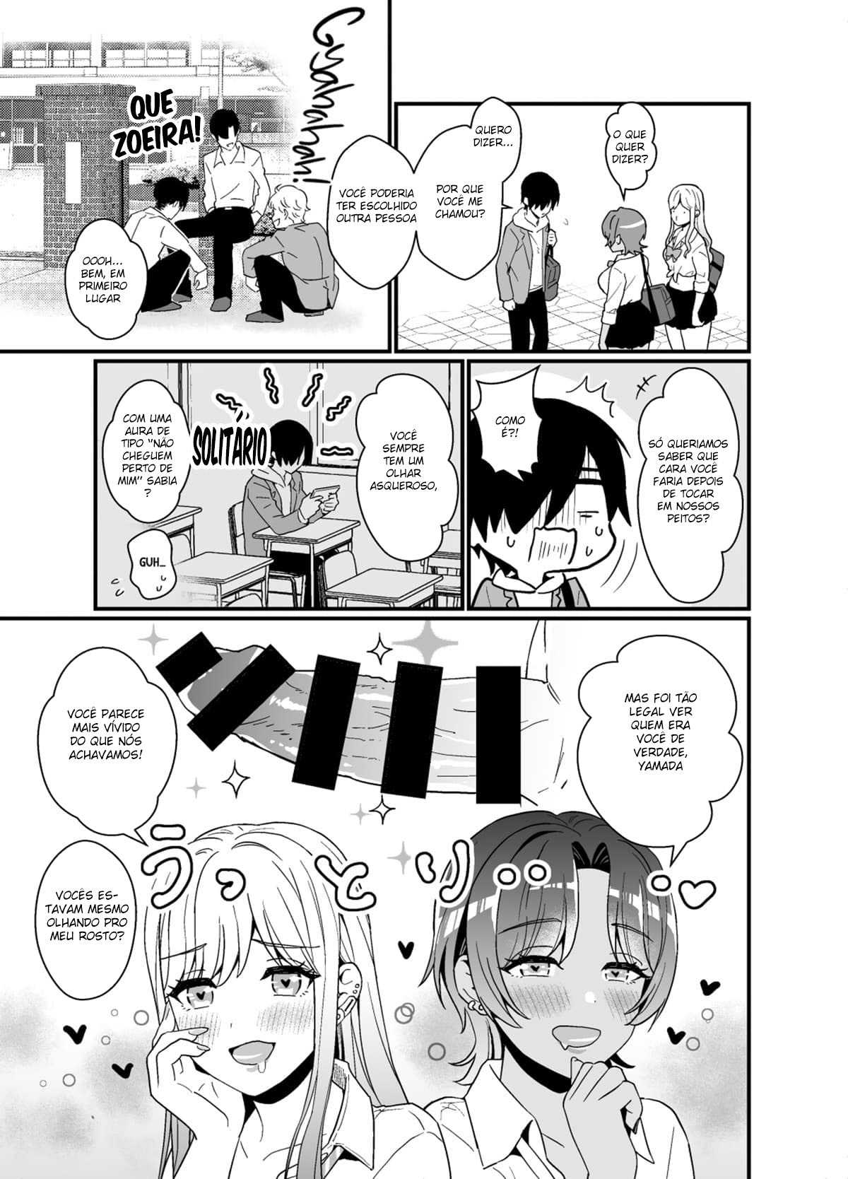 O Dia Em Que Gyarus Me Pediram Para Agarrar Os Peitos Delas Depois da Aula - Page 41