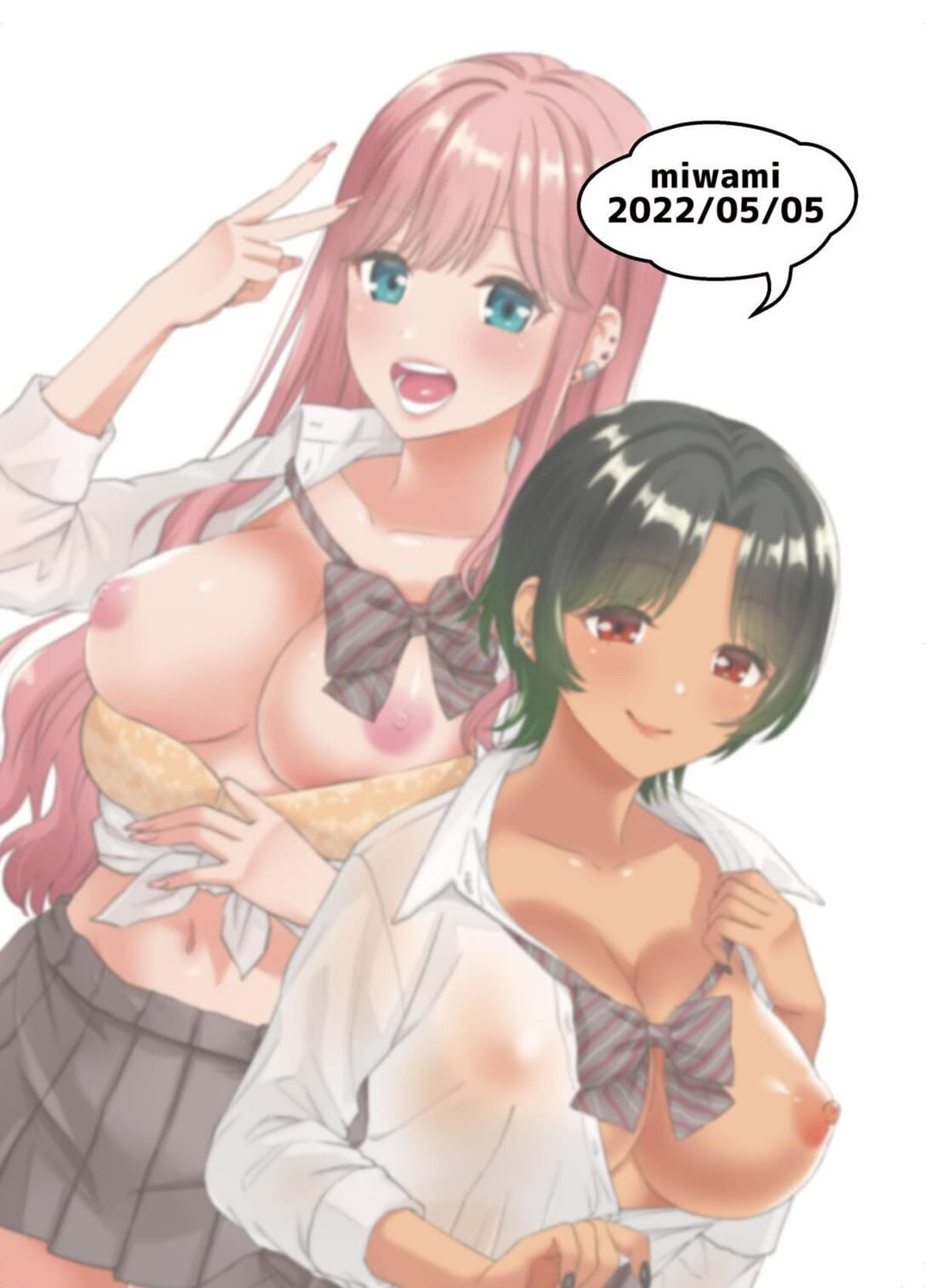 O Dia Em Que Gyarus Me Pediram Para Agarrar Os Peitos Delas Depois da Aula - Page 44