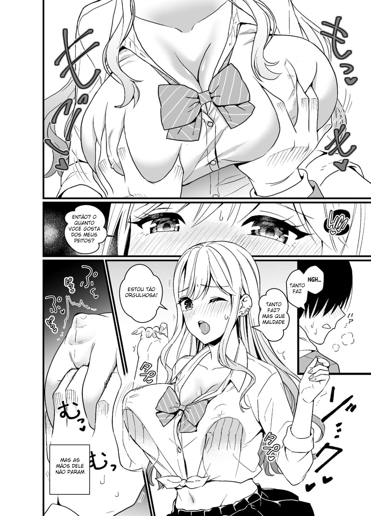 O Dia Em Que Gyarus Me Pediram Para Agarrar Os Peitos Delas Depois da Aula - Page 6