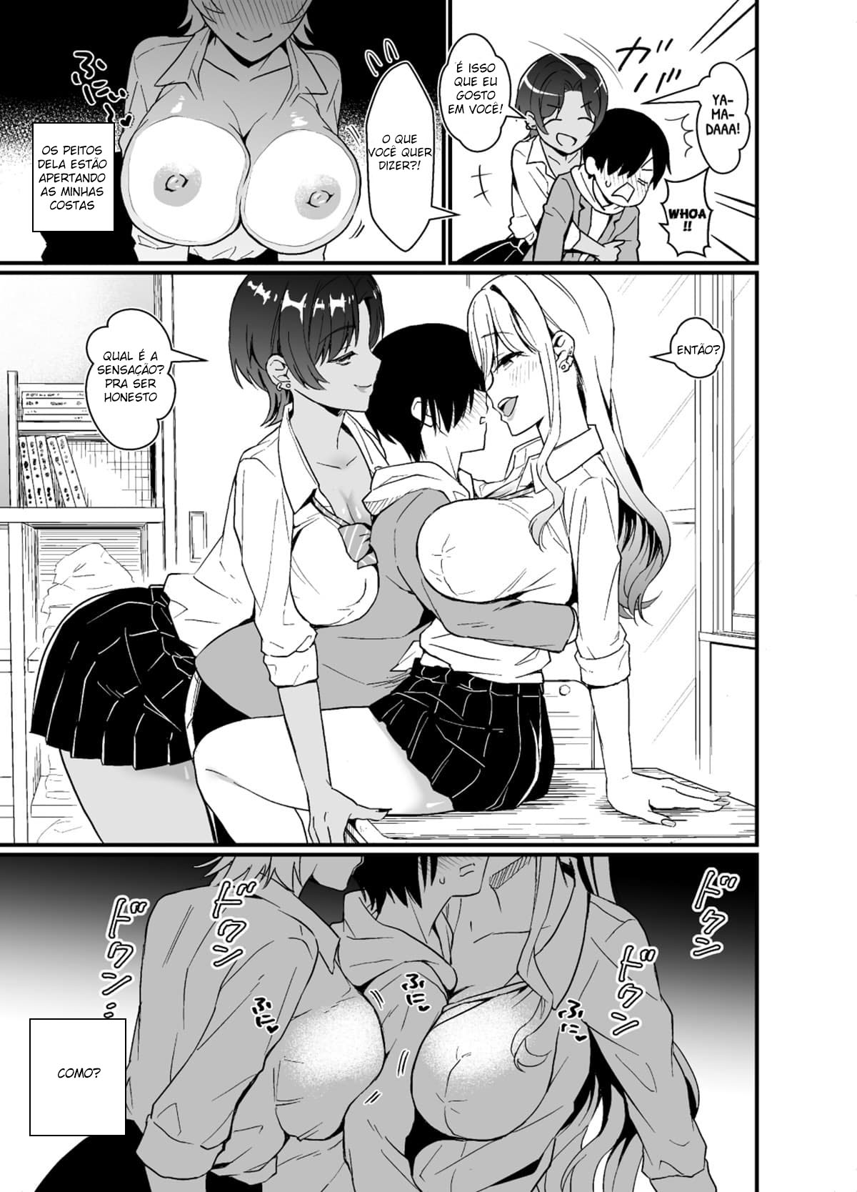 O Dia Em Que Gyarus Me Pediram Para Agarrar Os Peitos Delas Depois da Aula - Page 7