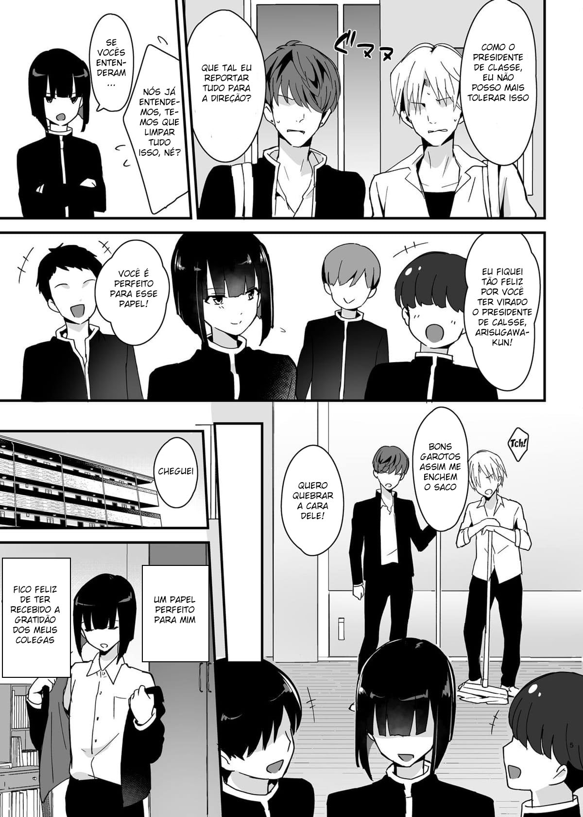 O Presidente de Classe Se Rende Para Paus Delinquente - Page 4