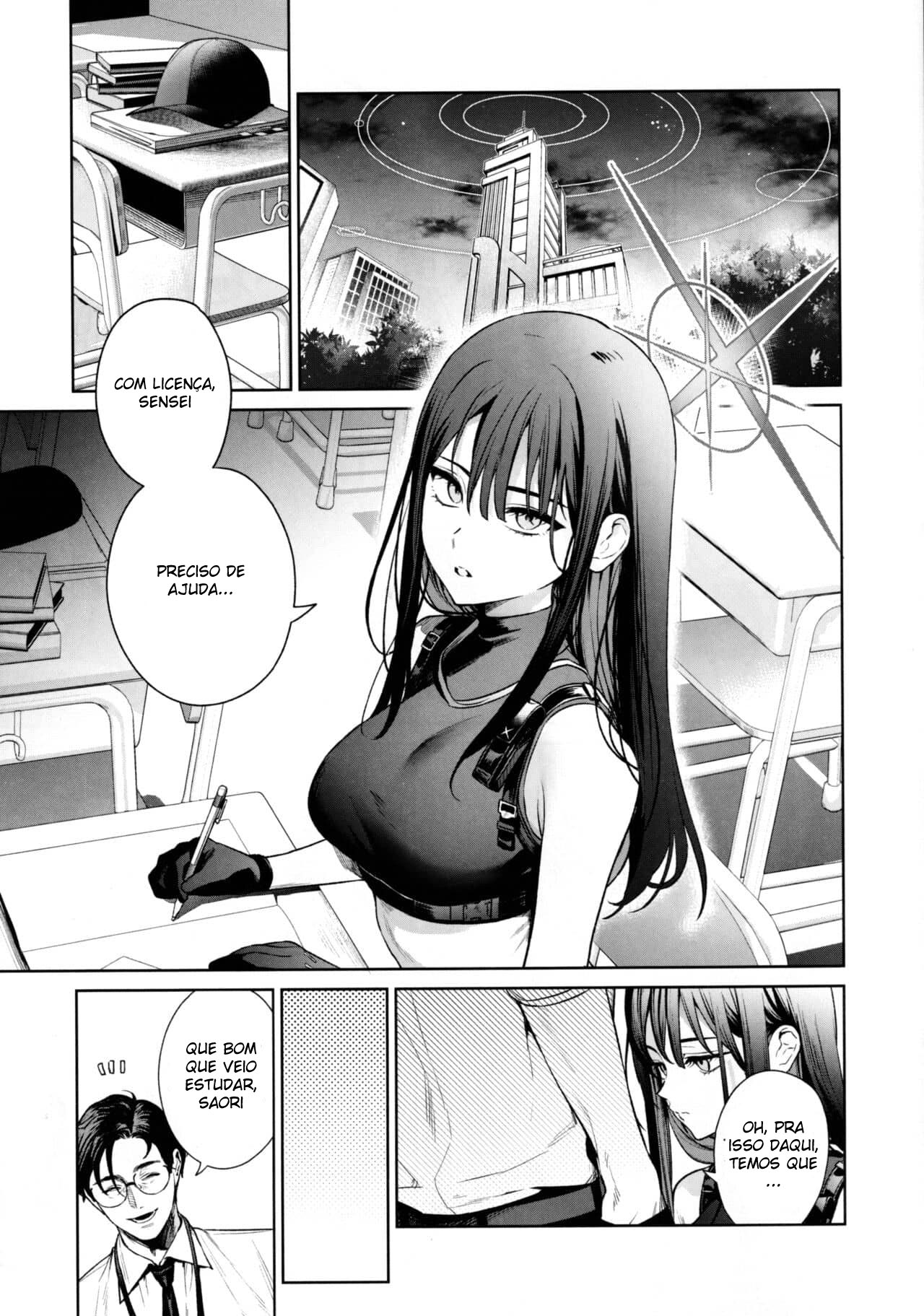 Um Livro Sobre Como Ensinar Saori e Atsuko a Estudar - Page 2