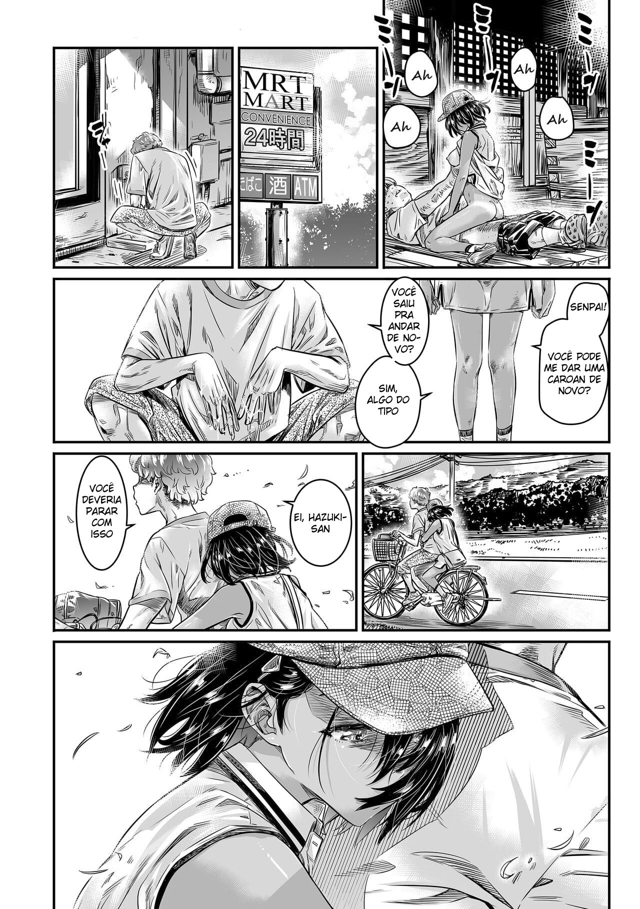 Uma Garota Safada Bronzeada Convida Seu Senpai Virgem para Fazer Sexo ao Ar Livre - Page 11