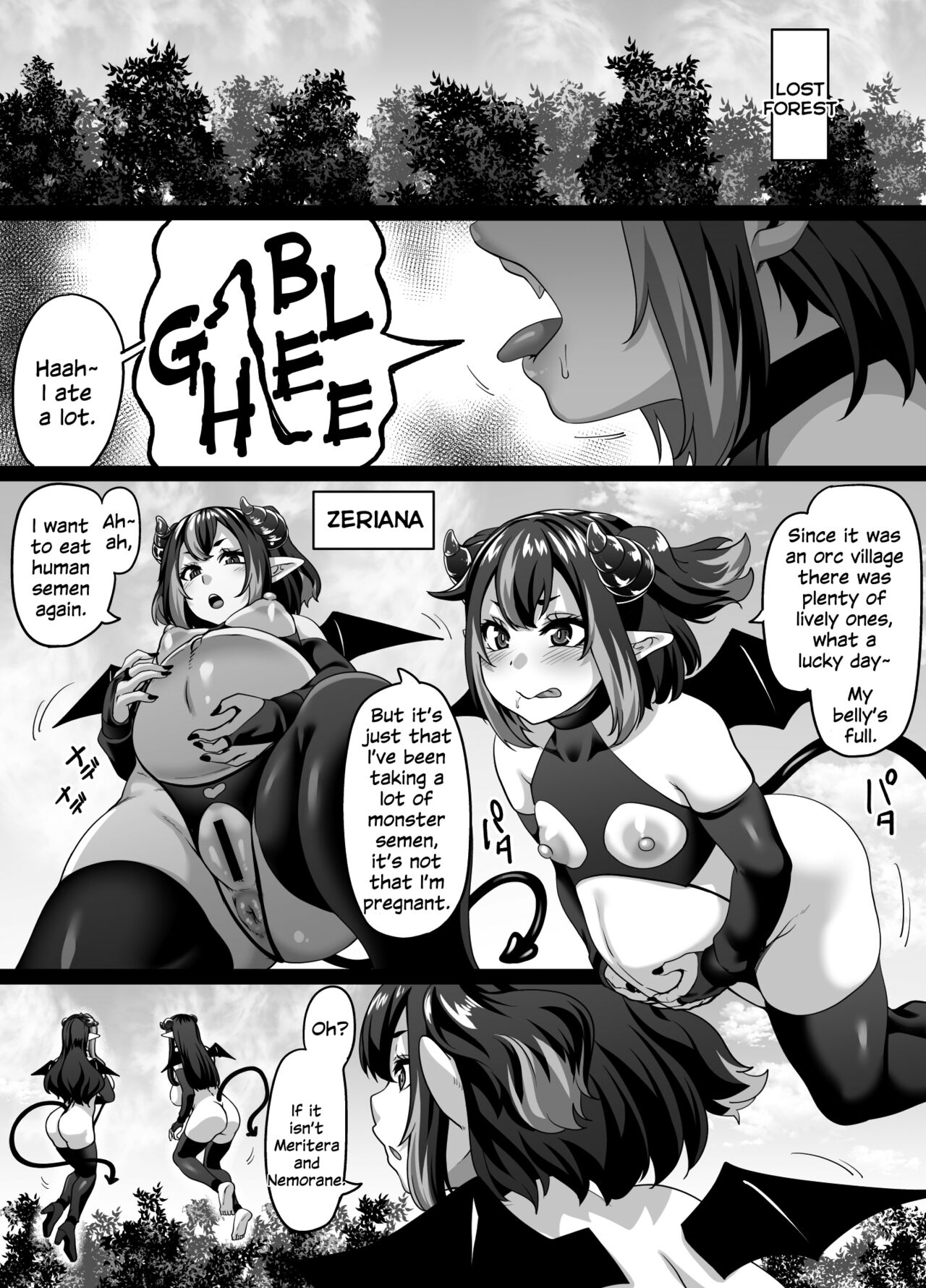 Ueta Succubus Ikka wa Seiheki o Kojirasete iru - Page 3