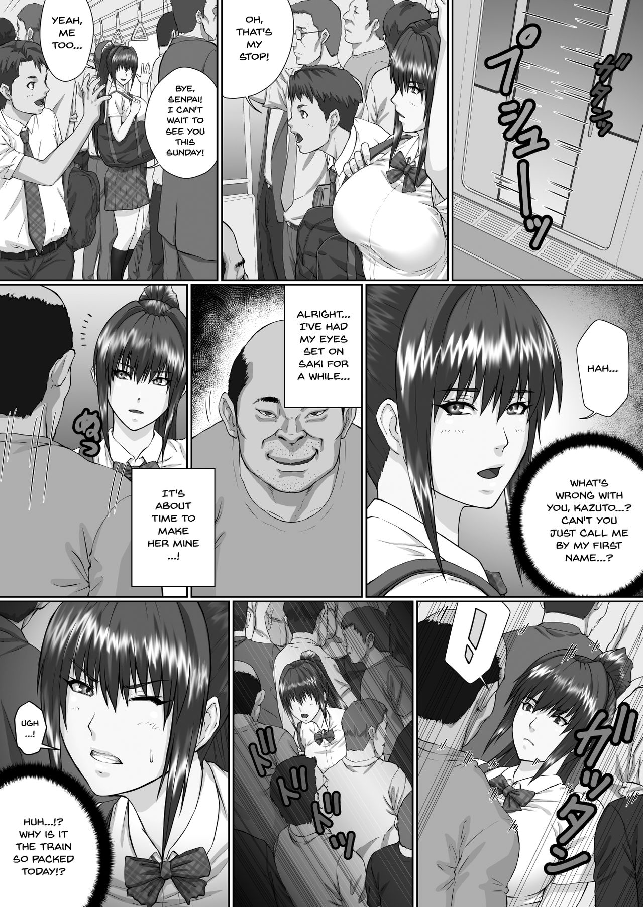 Nakadashi Oji-san ni Nerawareta Mesu wa Nigeru Koto ga Dekinai | A Woman Cant Get Away After Being Targeted By This Horny Old Man - Page 3