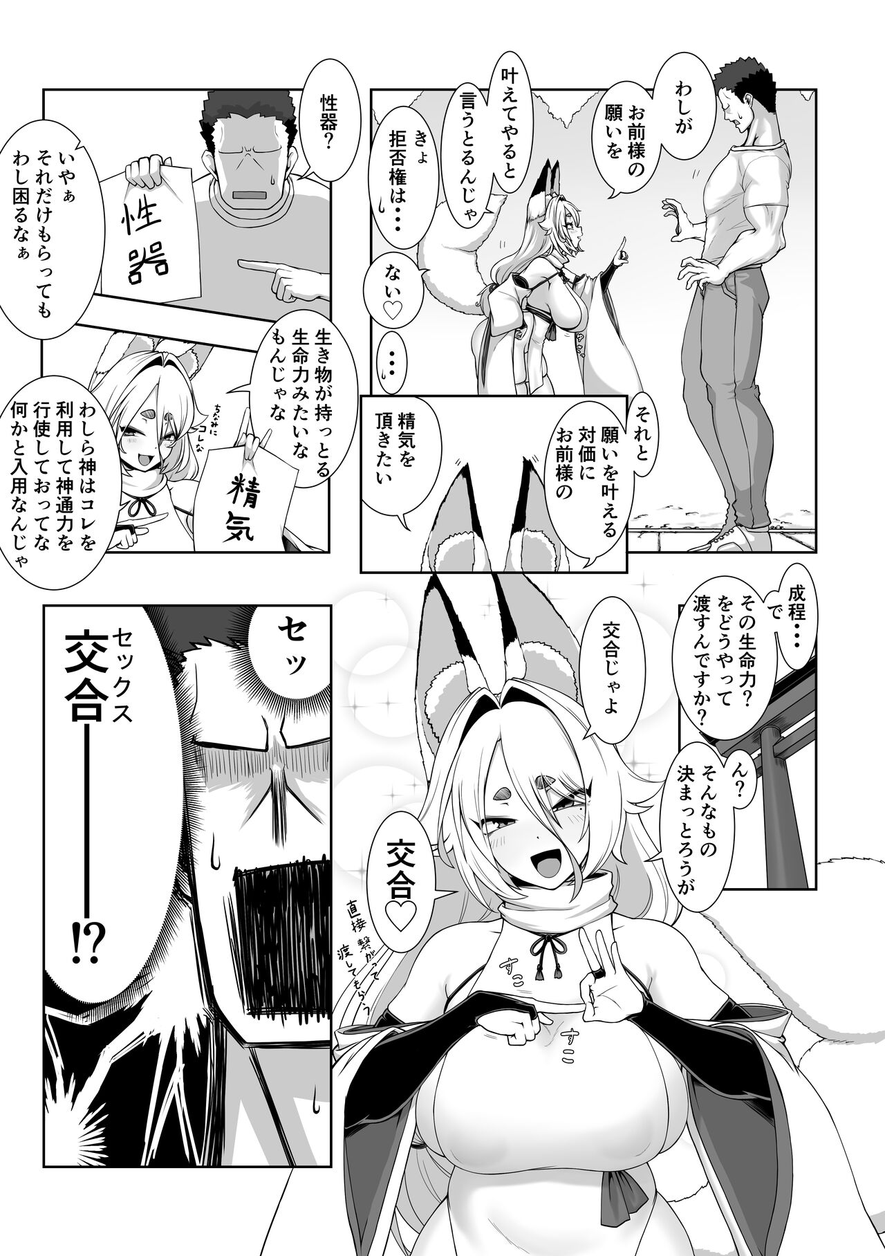 Kami-sama Kitsune Yuuko-san to no Nuregoto Shinji - Page 6
