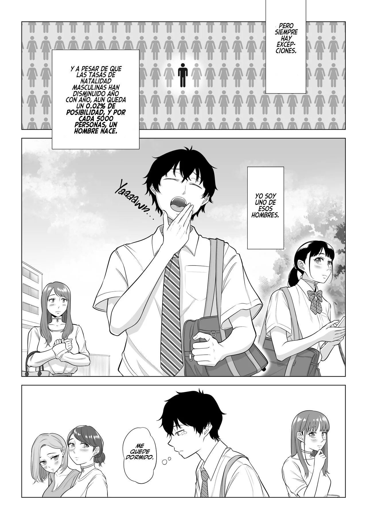 Dansei ga Kyokutan ni Sukunai Kono Sekai de wa, Seishi wa Kichou na Shigen desu. | En un mundo donde los hombres son escasos, el esperma es un recurso valioso - Page 4