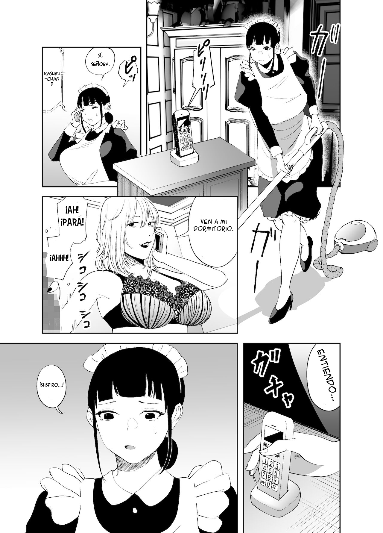BODY CHANGE! ~Celeb Jukujo to Muchimuchi Maid~ | ¡CAMBIO DE CUERPO! ~ Madura famosa y sirvienta gordita~ - Page 43