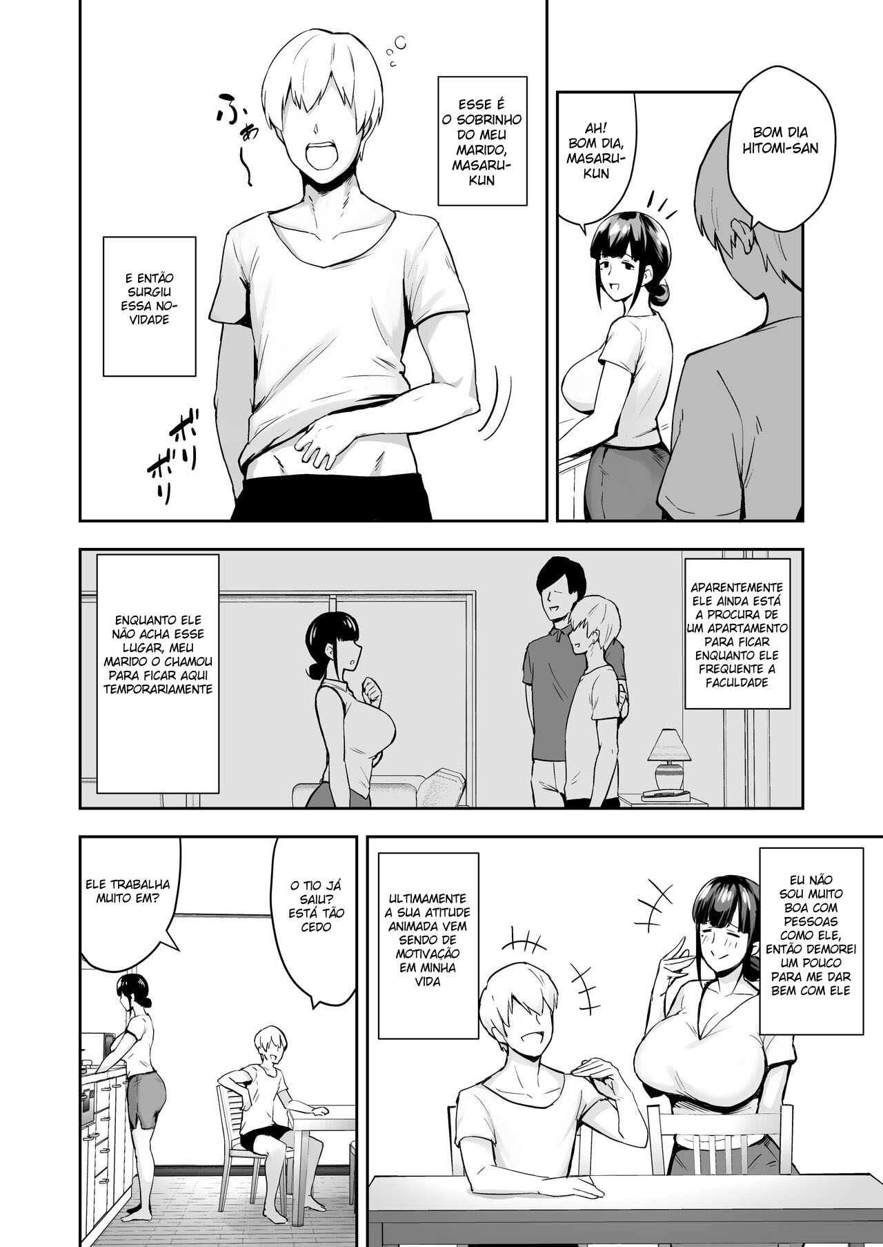 Roubando a Dona de Casa Hitomi – Uma Dona de Casa Gentil Com Peitões – - Page 4