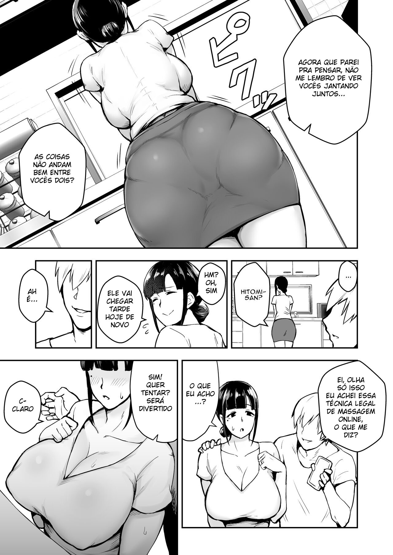Roubando a Dona de Casa Hitomi – Uma Dona de Casa Gentil Com Peitões – - Page 5