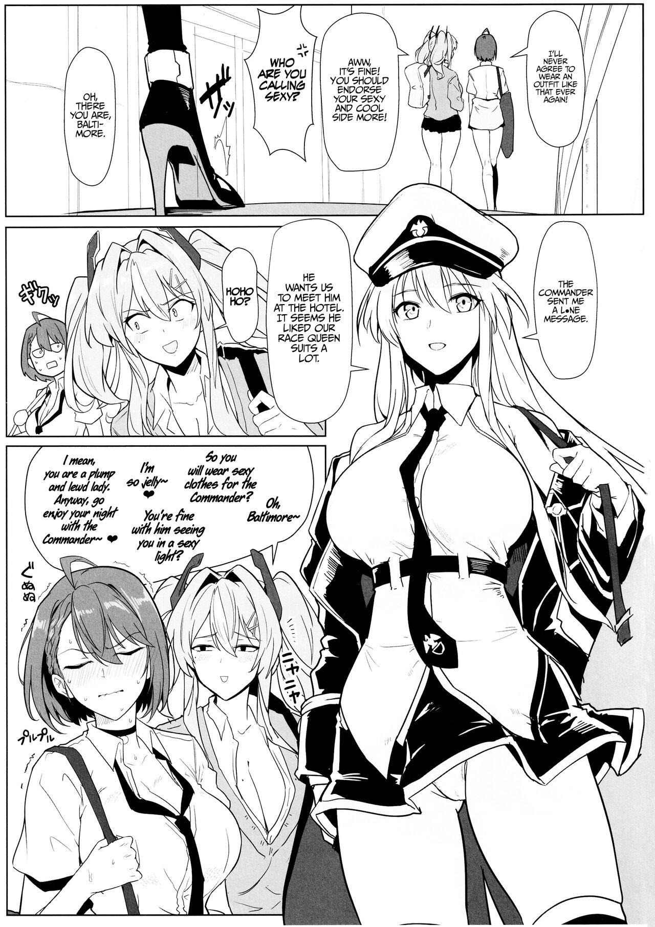 Race Queen na Enterprise to Baltimore to Sukebe suru Hon - Page 4