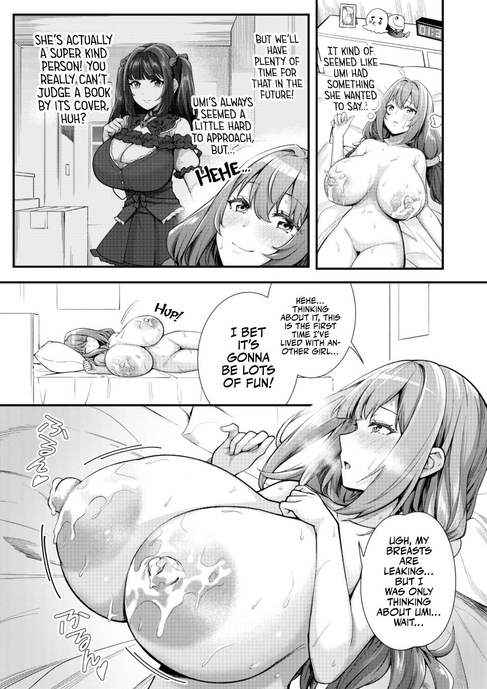 Mega Busty Breastmilk Constitution Me & Jirai-style Fashion Futanari Dickgirl’s Cohabitation Life - Page 8