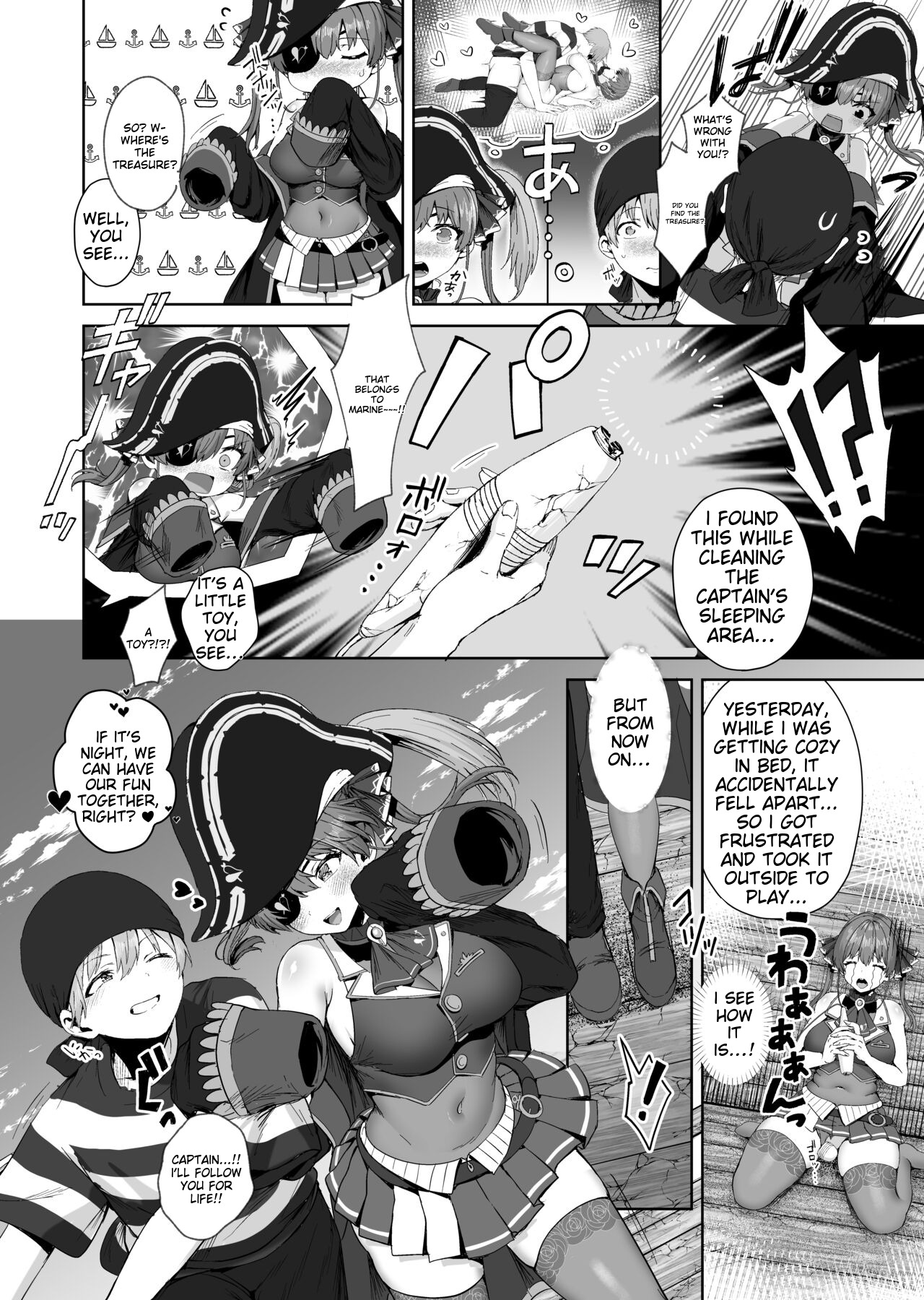 Marine Senchou to Hajimete no Yoru - Page 25