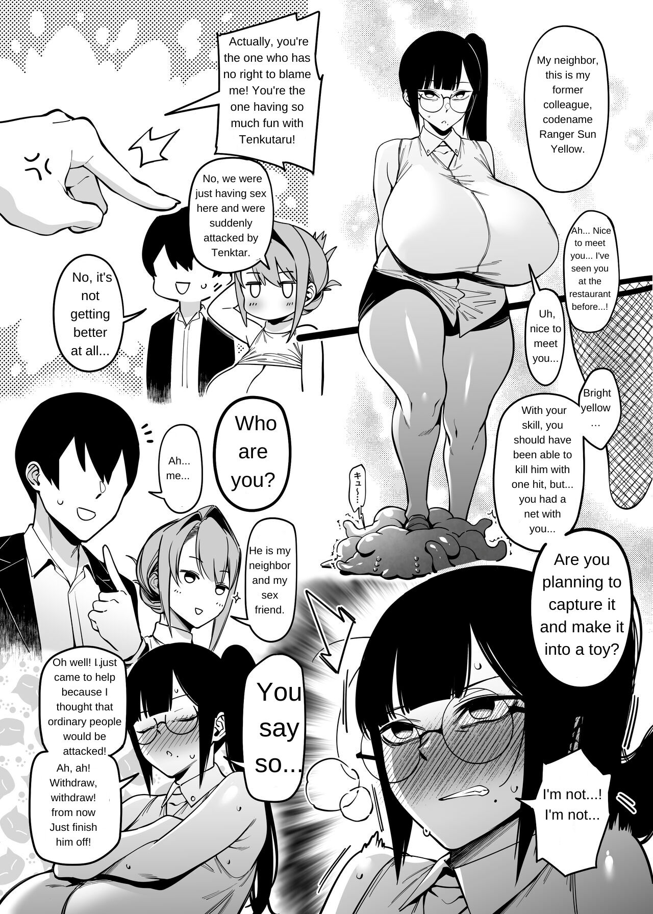 Otonari-san wa Yami Soshiki ni Nikutai Kaizou sareta Moto Seigi Sentai Member deshita 3 - Page 27