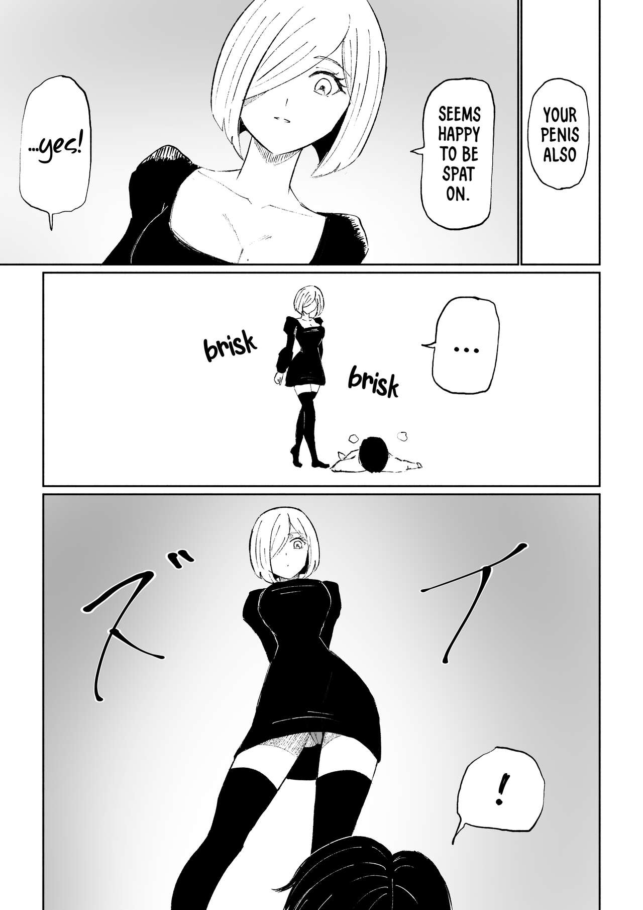 Rinjin Josei no Ashi ni Kanzen Haiboku Suru Hanashi - Page 35