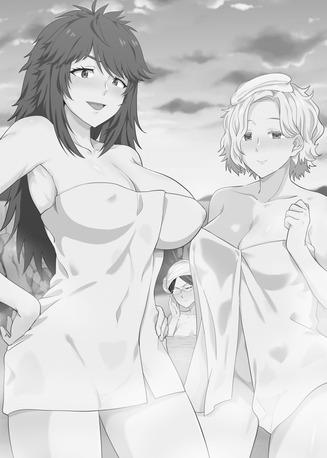 Going On A Hotspring Trip With Tomos Mom And Her Friends! - Page 2