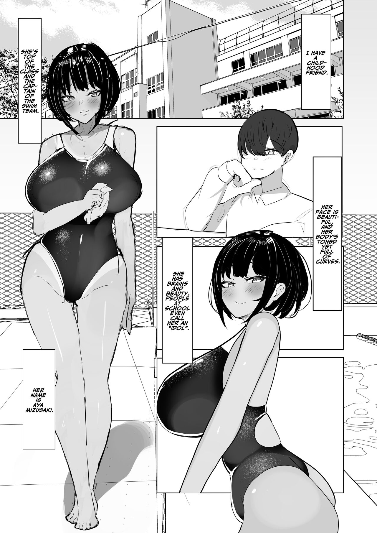 Suieibu Shushou no Boyish Osananajimi wa Boku no Chinpo ni Dohamari Chuu - Page 3