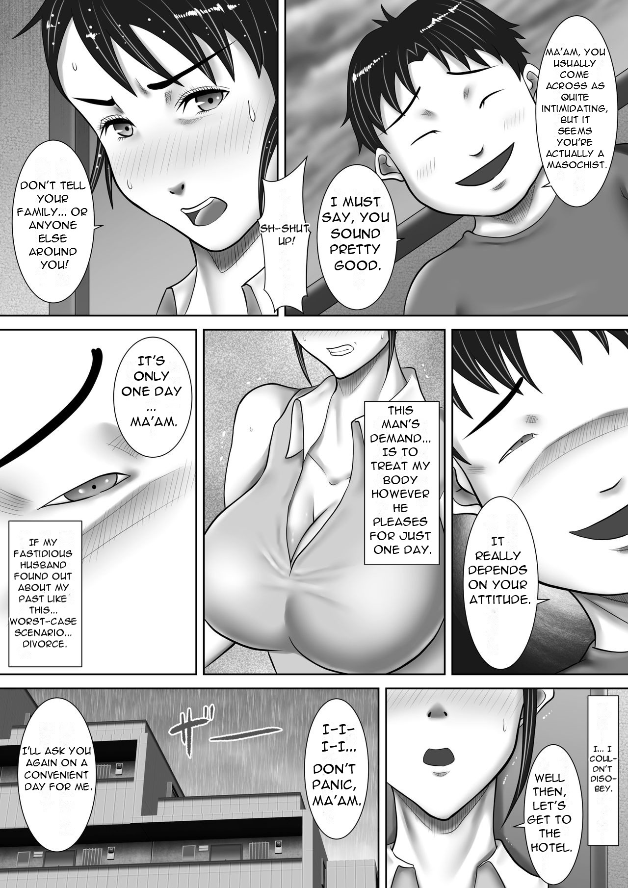 Jitaku de Netorareta Kachiki na Hitozuma ~Kazoku ni Kakurete Rinjin ni Choukyou Sareru Onna~ A strong-willed housewife is cuckolded at home… - Page 5
