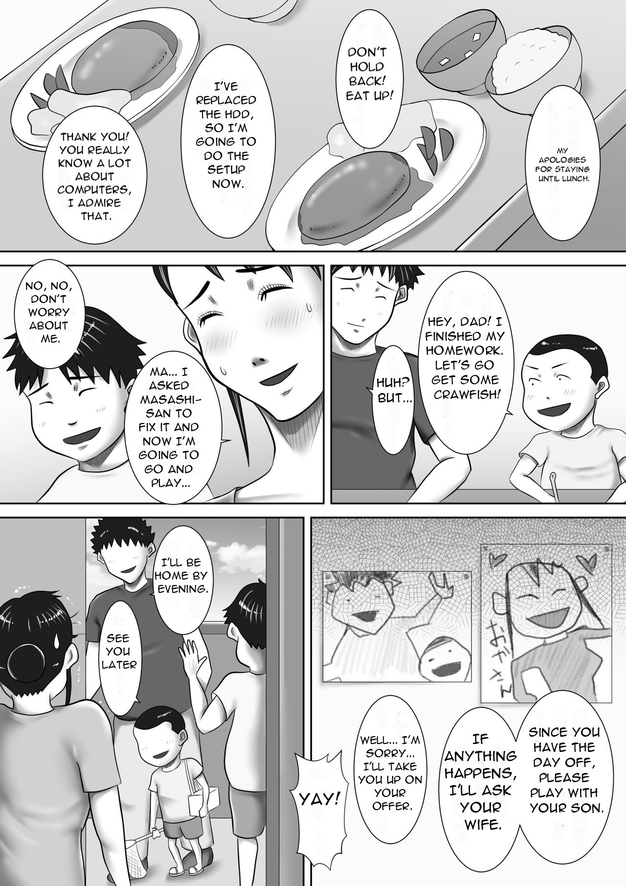 Jitaku de Netorareta Kachiki na Hitozuma ~Kazoku ni Kakurete Rinjin ni Choukyou Sareru Onna~ A strong-willed housewife is cuckolded at home… - Page 14