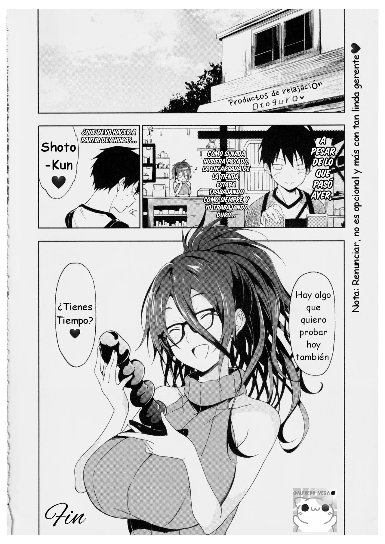 Kyonyuu Megane Dosukebe Oneee-san ni Fudeoroshi Gyaku Ra Sex de Moteasobareru. | Fui devorado por la bella gerente de lentes y enormes pechos. - Page 23