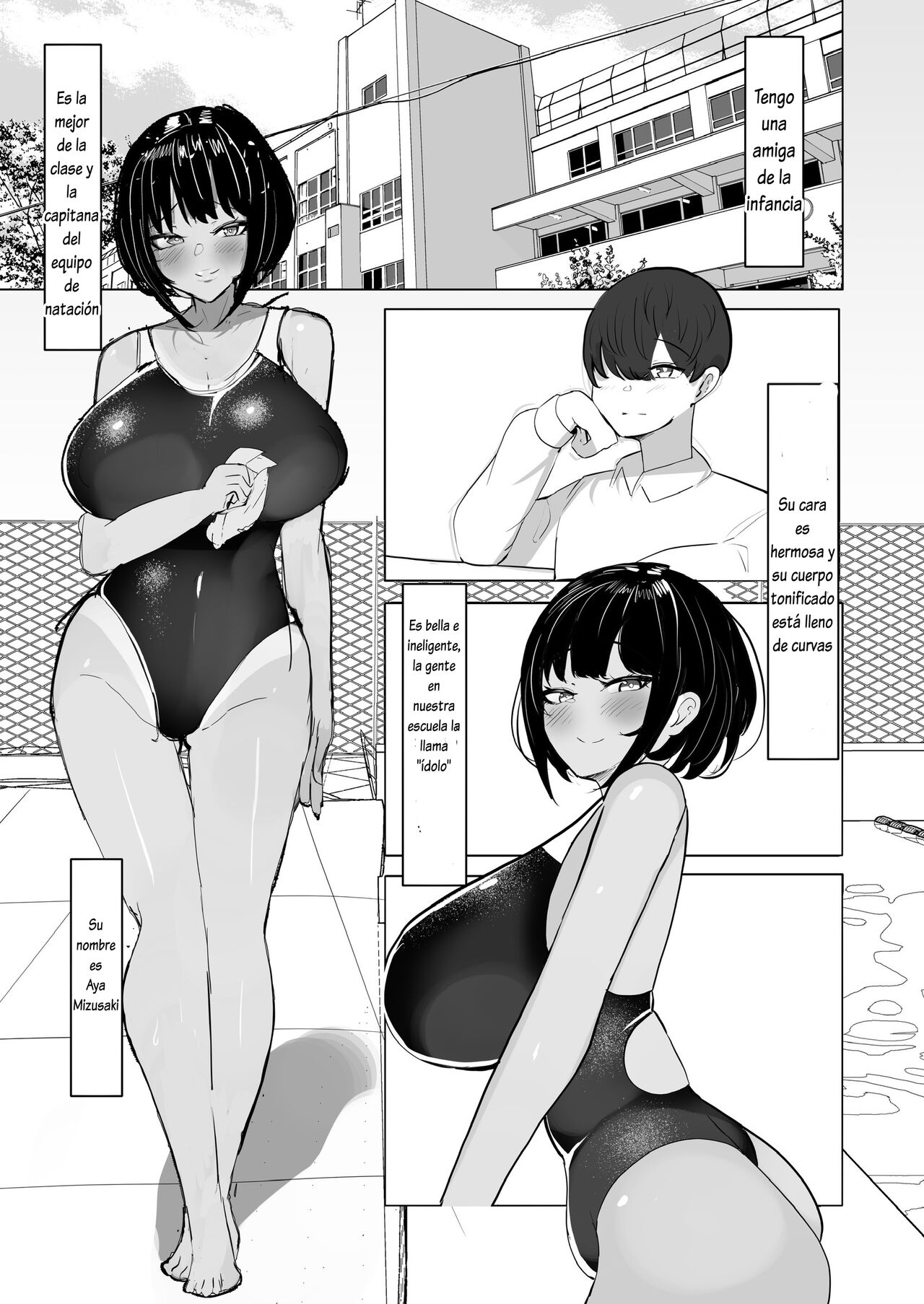 Suieibu Shushou no Boyish Osananajimi wa Boku no Chinpo ni Dohamari Chuu - Page 3