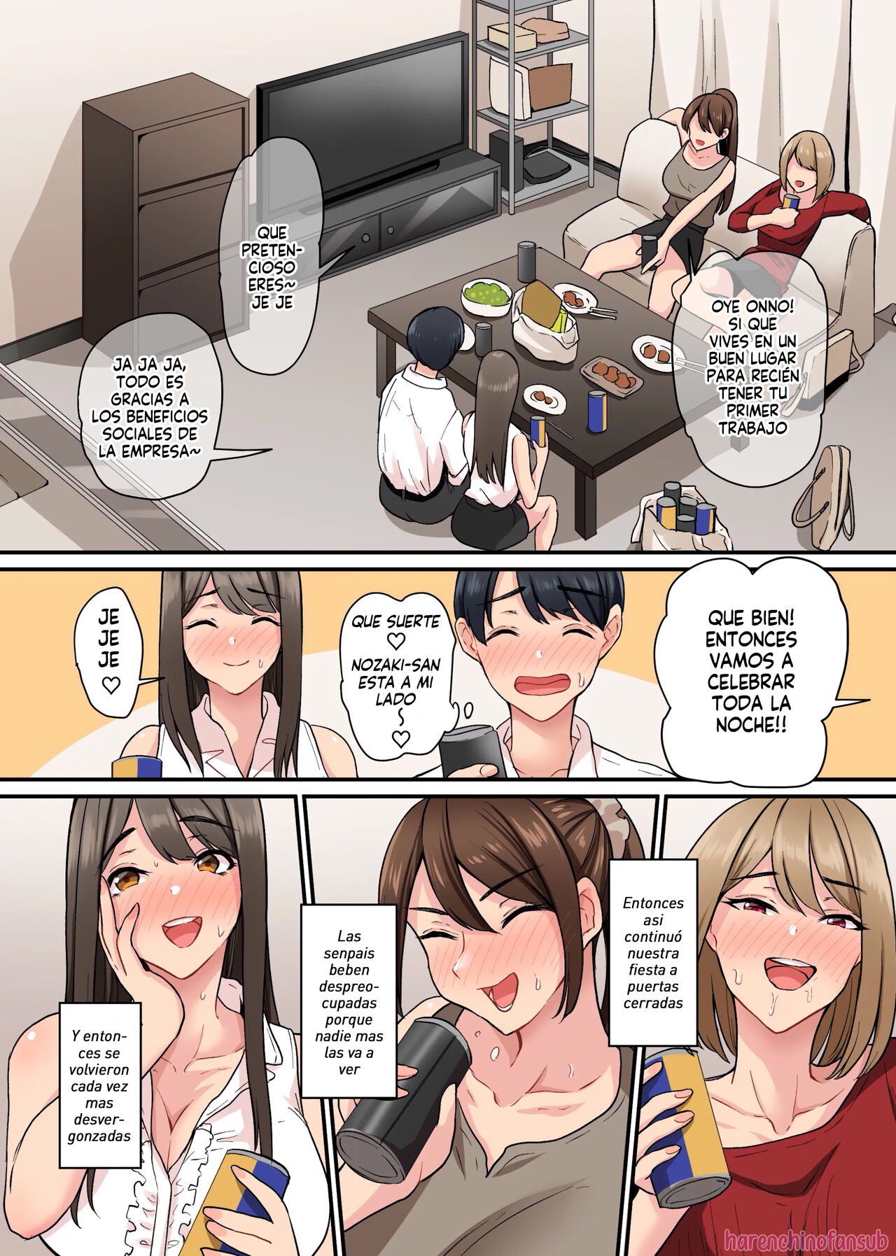 Nyuusha shitara Bitch na Onna Senpai Bakari de Haremu ni natta. Takunomi de Seieki made Nomihosareru Koto ni natta Boku no Hanashi - Page 7