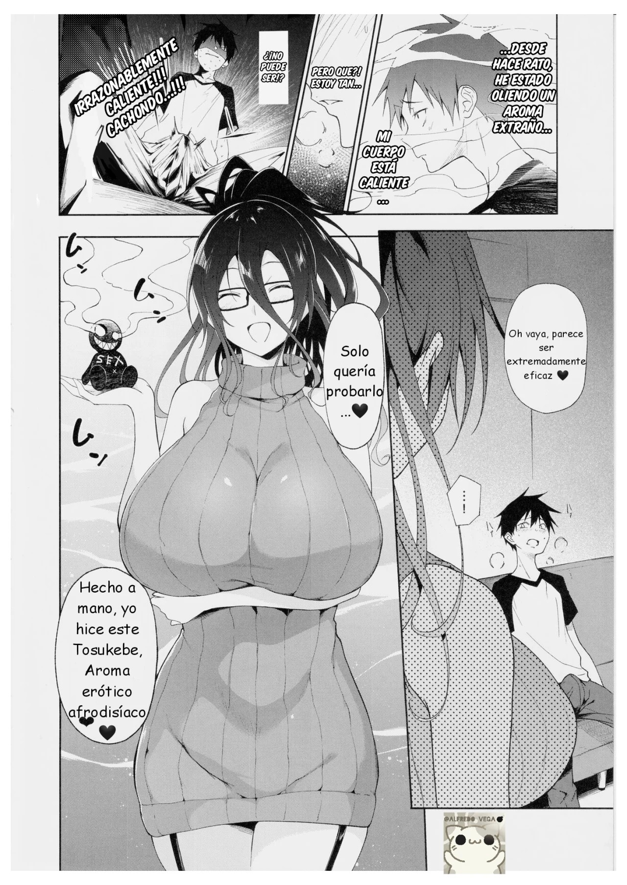 Kyonyuu Megane Dosukebe Oneee-san ni Fudeoroshi Gyaku Ra Sex de Moteasobareru. | Fui devorado por la bella gerente de lentes y enormes pechos. - Page 7