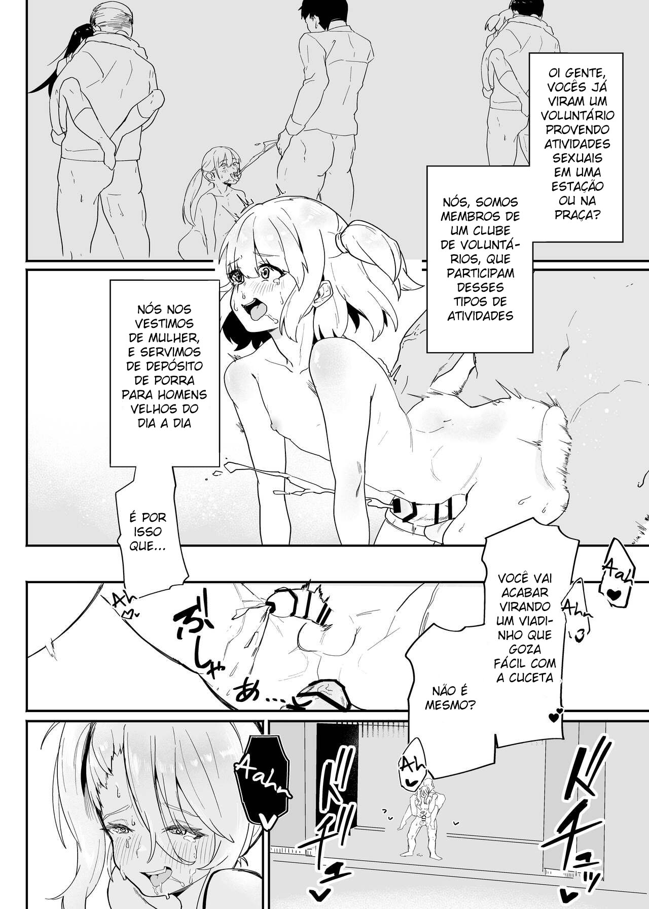 Danshi Gakusei Mesu Ochi Seishori Volunteer - Page 2
