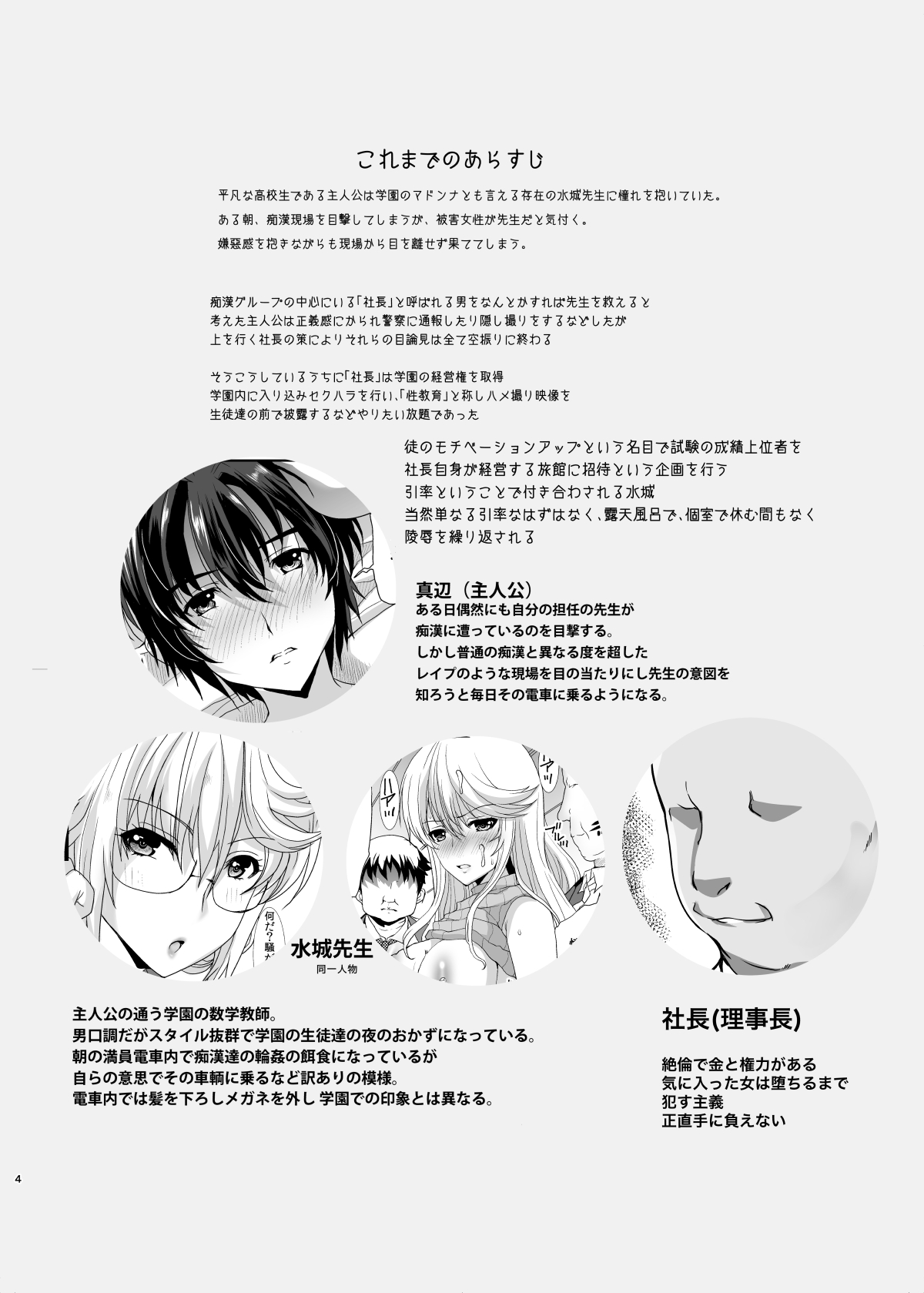 Akogare no Josei (Sensei) wa Chikan Densha de Choukyouzumi Deshita Itsuwari no ian ryokō saishūbi - Page 4