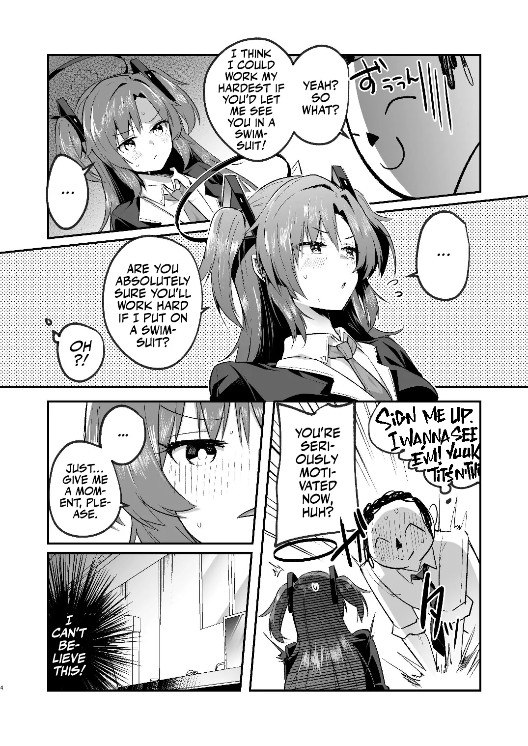 Yuuka to Midsummer no Asedaku Office SEX - Page 4
