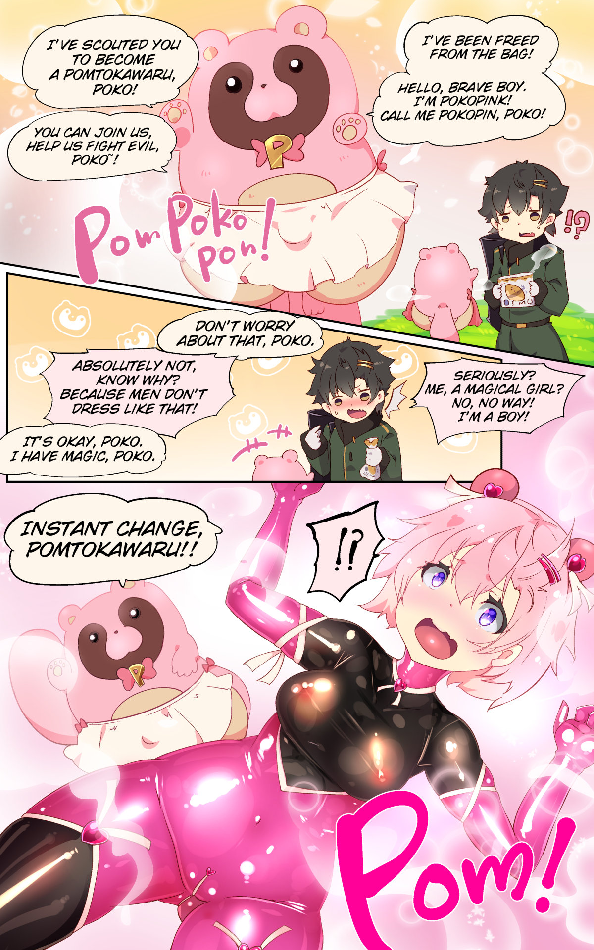 A Magical Girl’s Awakening – Pom! to Kawa-Ru - Page 6