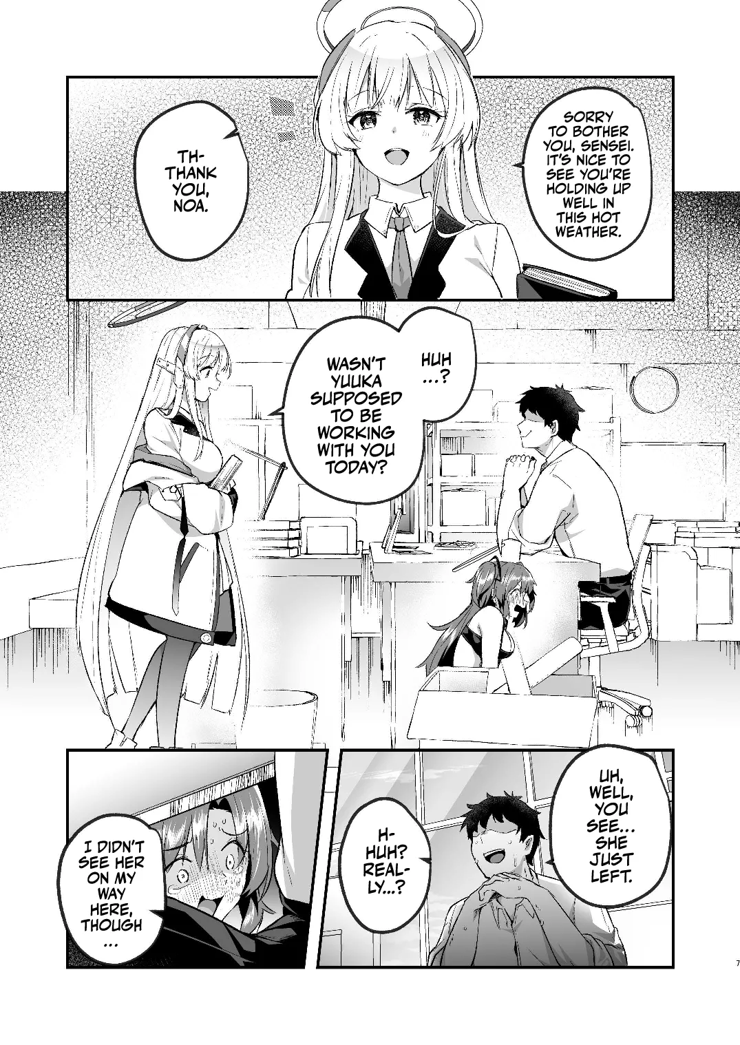 Yuuka to Midsummer no Asedaku Office SEX - Page 7