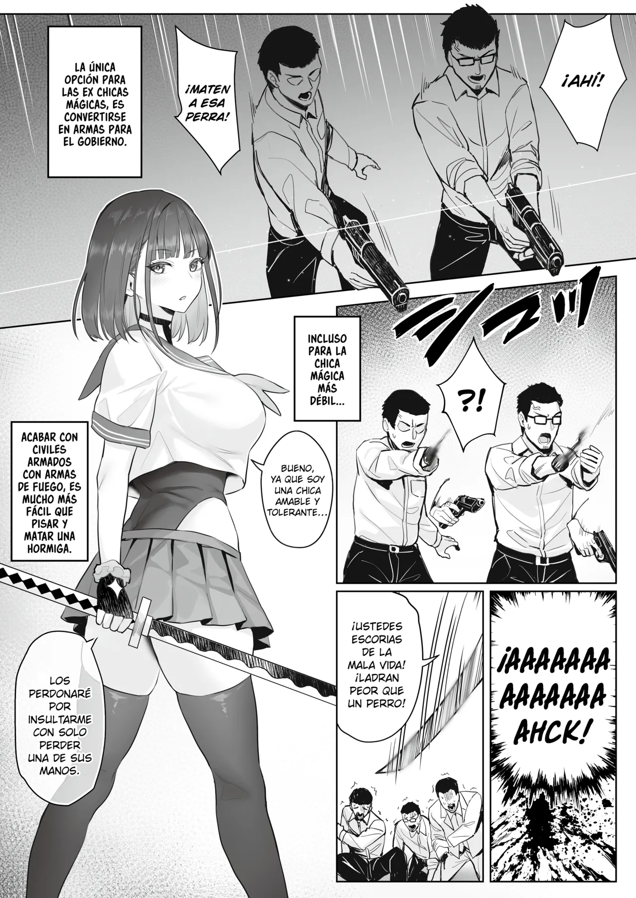 Moto Mahou Shoujo no Shigoto Hanashi Ao | El Trabajo De La Ex Chica Magica Azul - Page 11