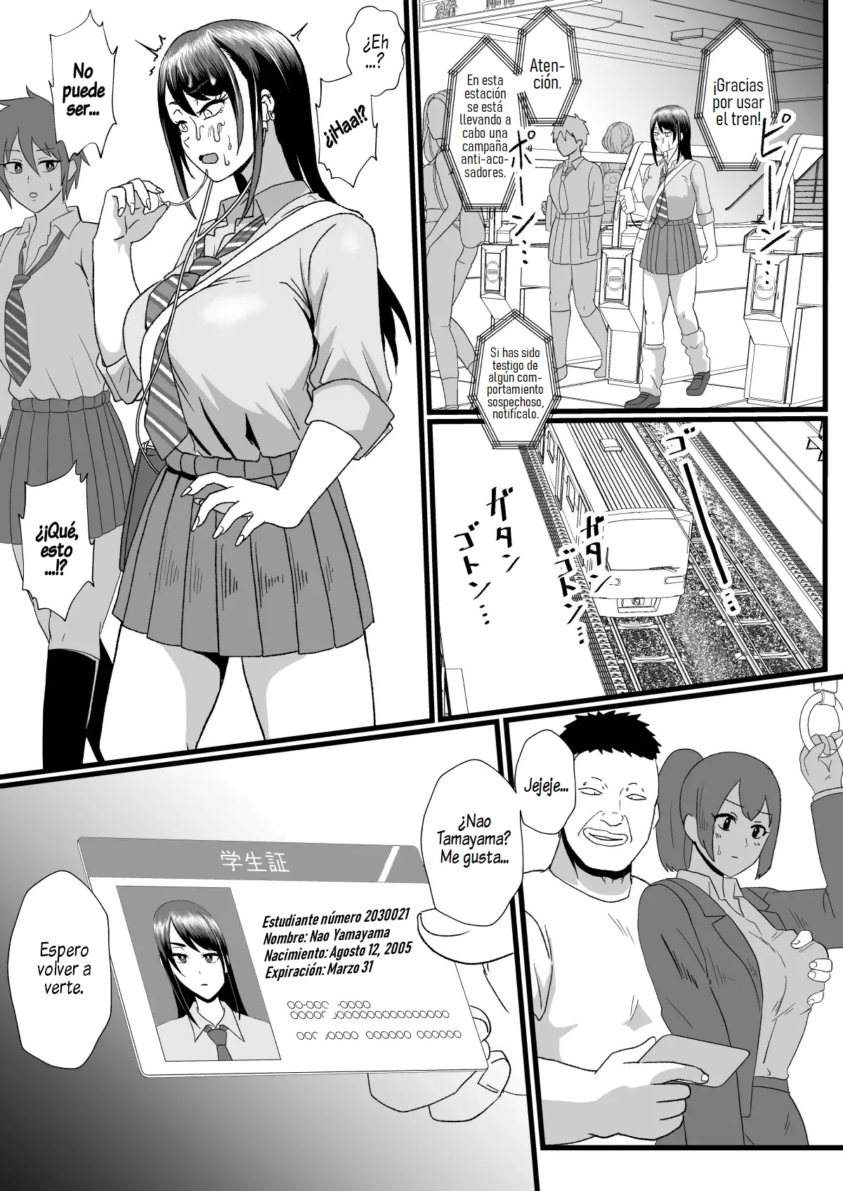 Tsuugaku Densha ni Arawareta Ninshiki Kaihen Oji-san | El hombre que Alteraró la Percepción y Apareció en el Tren Escolar - Page 12