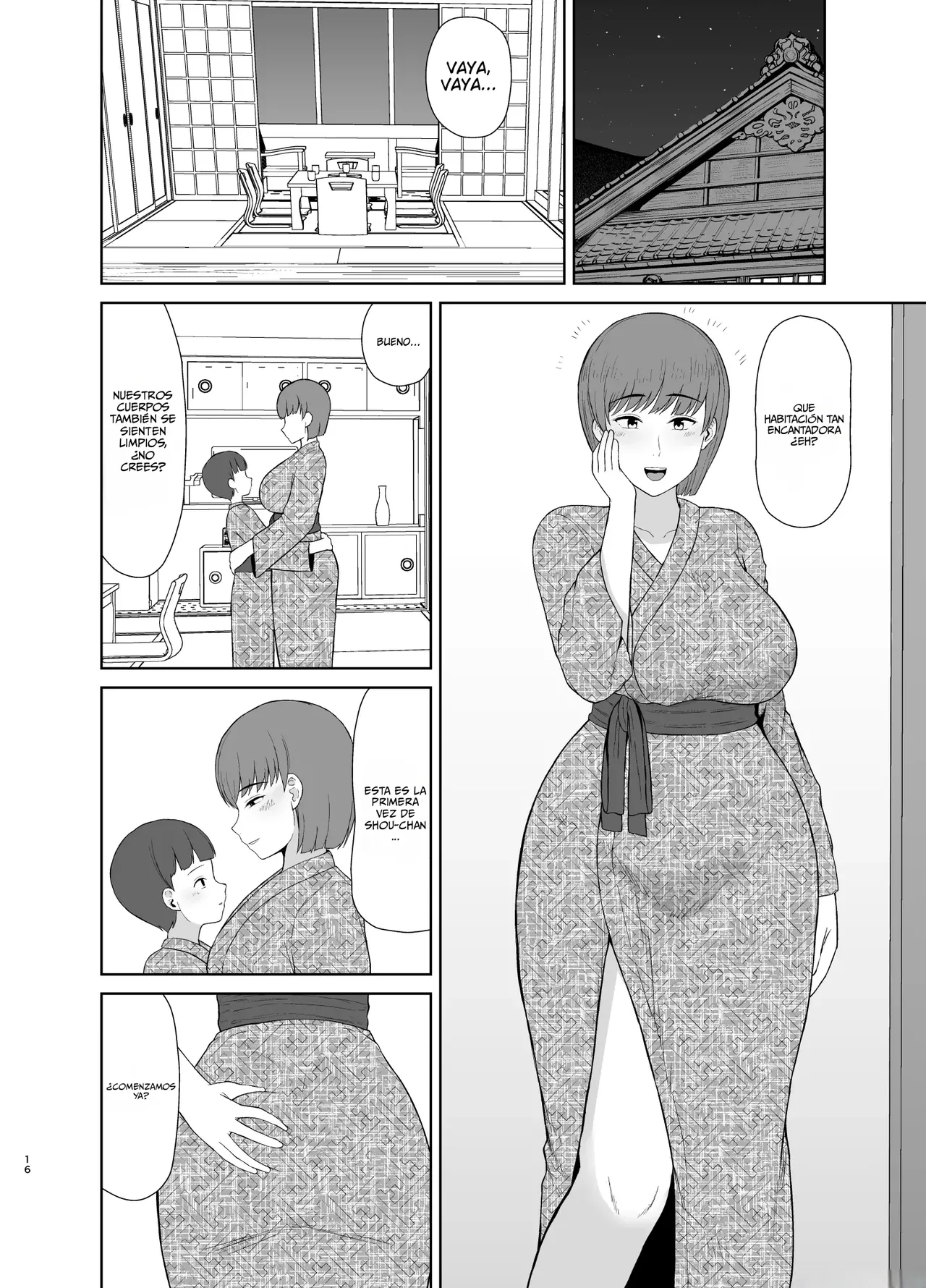 Mama to Hajimete no Yoru | ¡Primera noche con Mamá! - Page 16